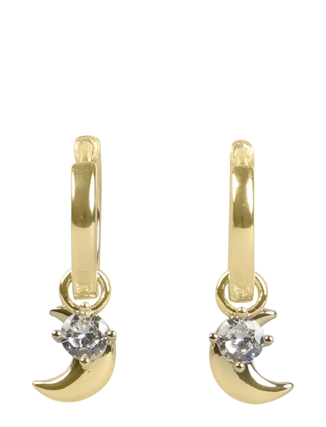 SNÖ of Sweden Sky moon pendant ring ear g/clear - Onesize - SNÖ of Sweden - G/CLEAR / gold