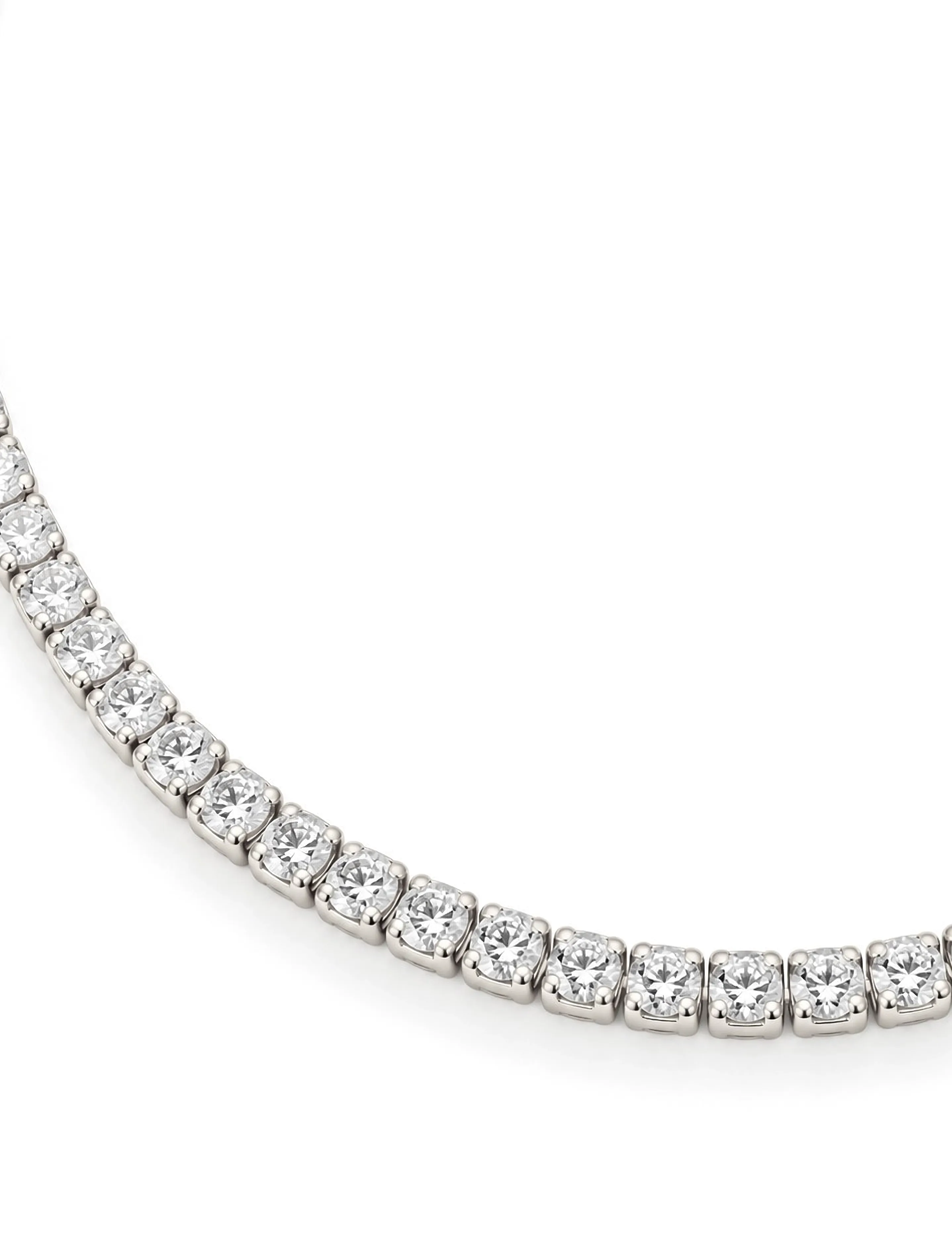 SNÖ of Sweden - Elle crystal neck 40-45 s/clear - Onesize - statement-ketten - s/clear - 2