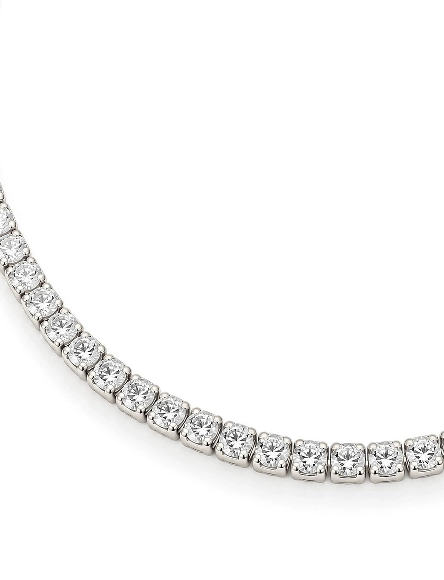 SNÖ of Sweden - Elle crystal neck 40-45 s/clear - Onesize - statement-ketten - s/clear - 2