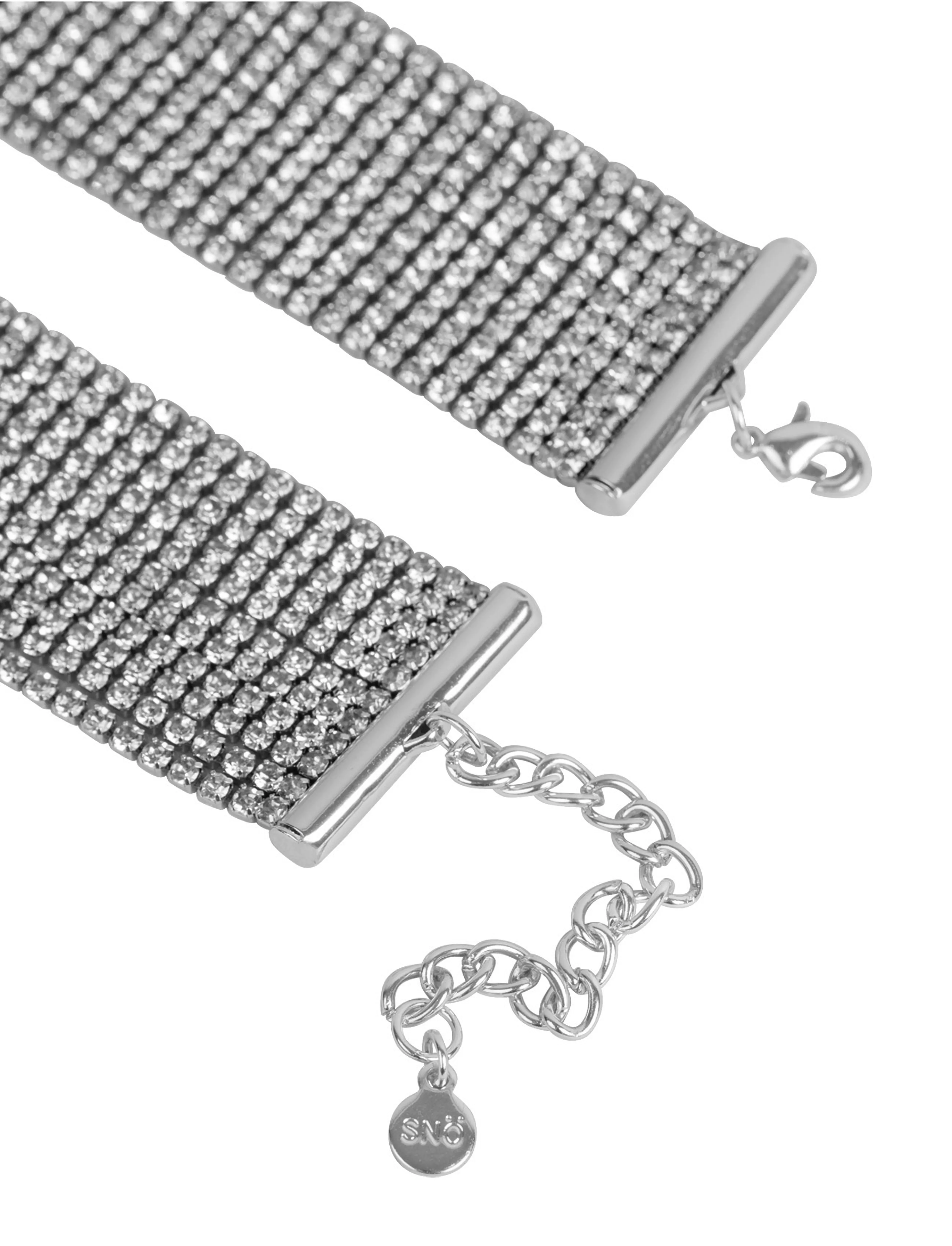 SNÖ of Sweden - Night big sparkle neck 40-45 s/clear - Onesize - statement-ketten - s/clear - 2