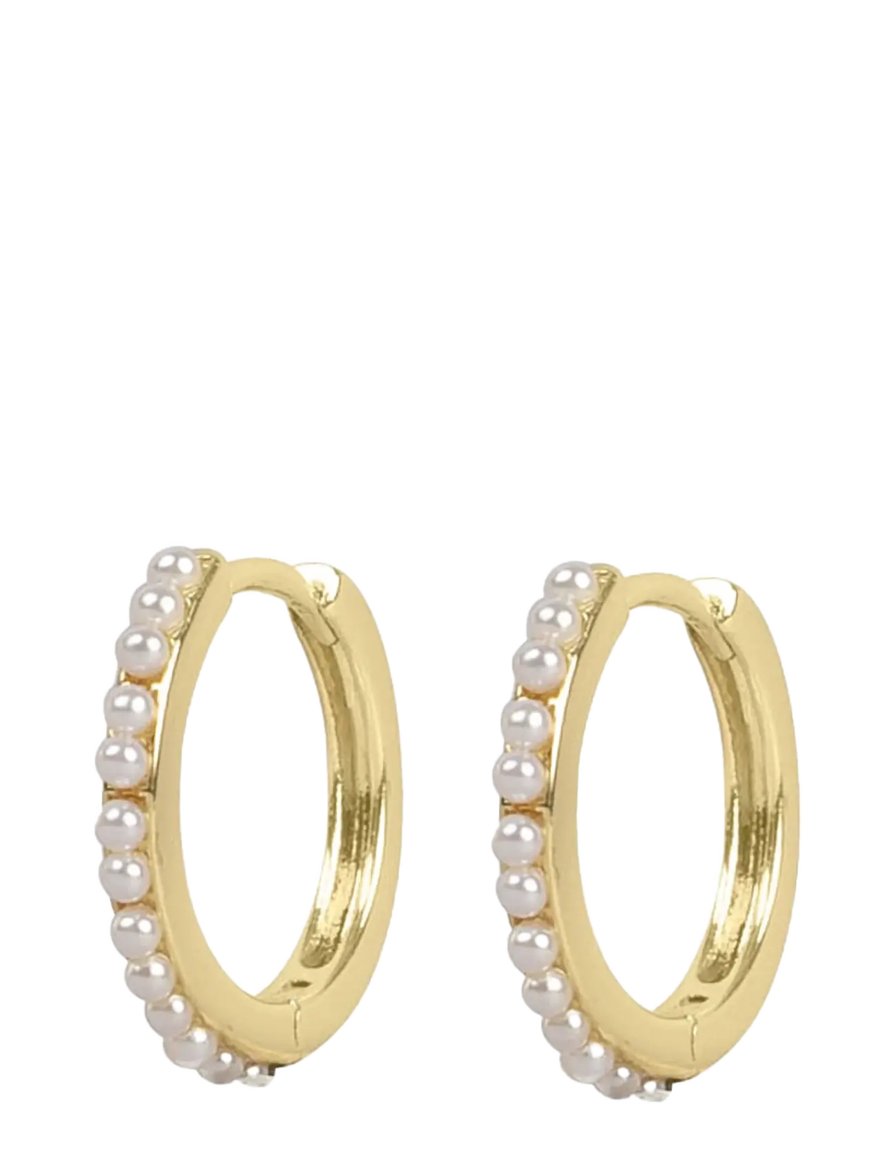 SNÖ of Sweden Night small pearl ring ear g/white - Onesize - SNÖ of Sweden - G/WHITE / gold