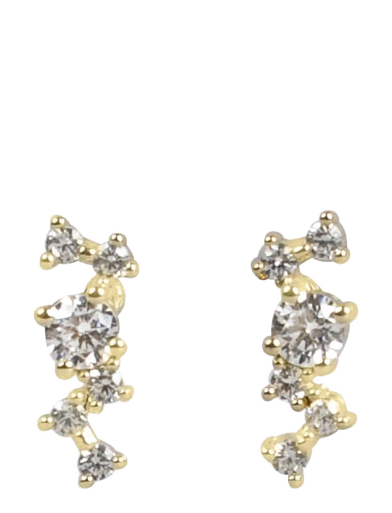 SNÖ of Sweden Night small crystal ear g/clear - Onesize - SNÖ of Sweden - G/CLEAR / gold