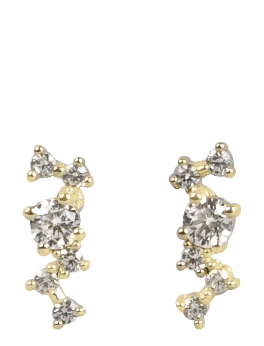 SNÖ of Sweden - Night small crystal ear g/clear - Onesize - Ørestikker - g/clear - 1