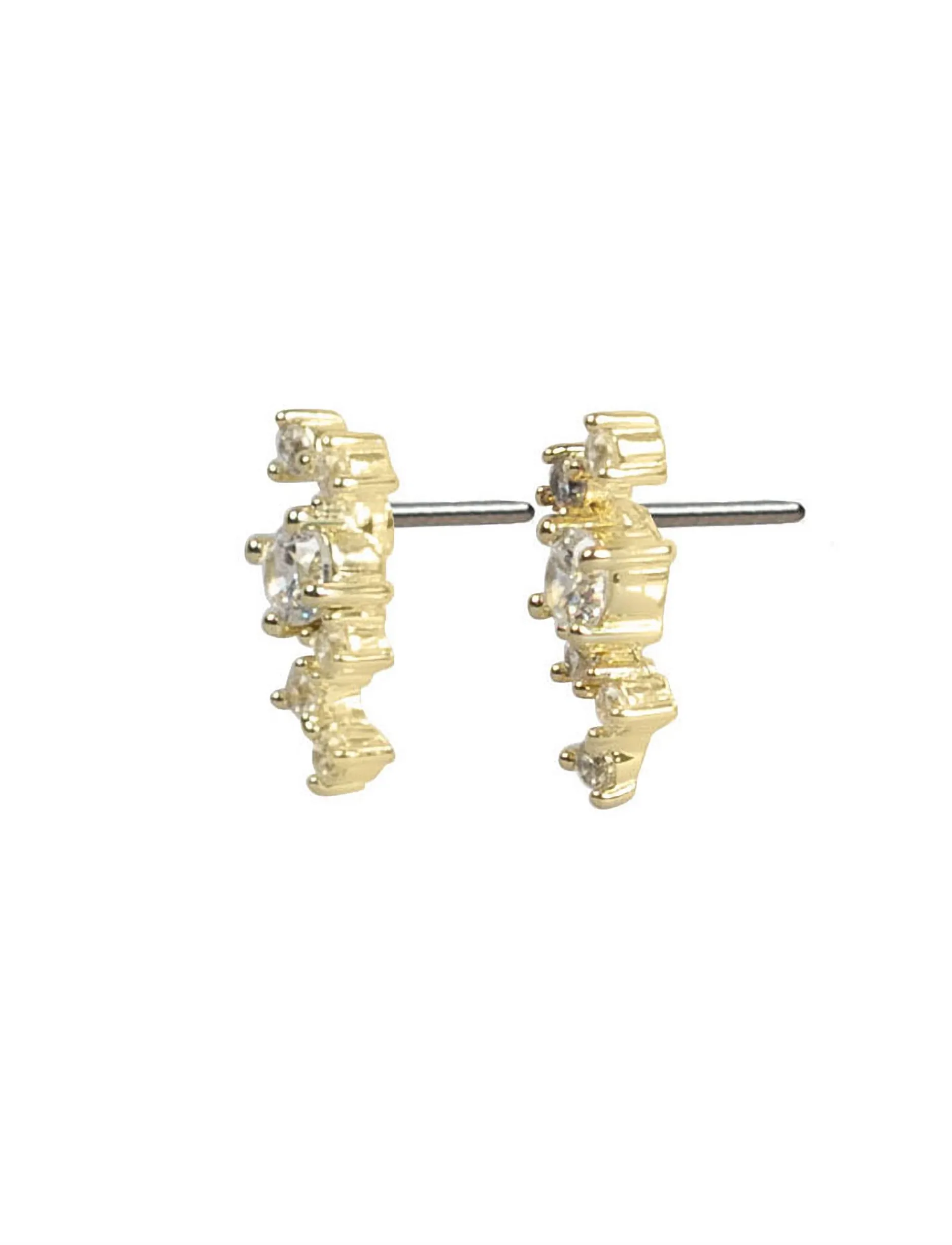 SNÖ of Sweden - Night small crystal ear g/clear - Onesize - Ørestikker - g/clear - 2