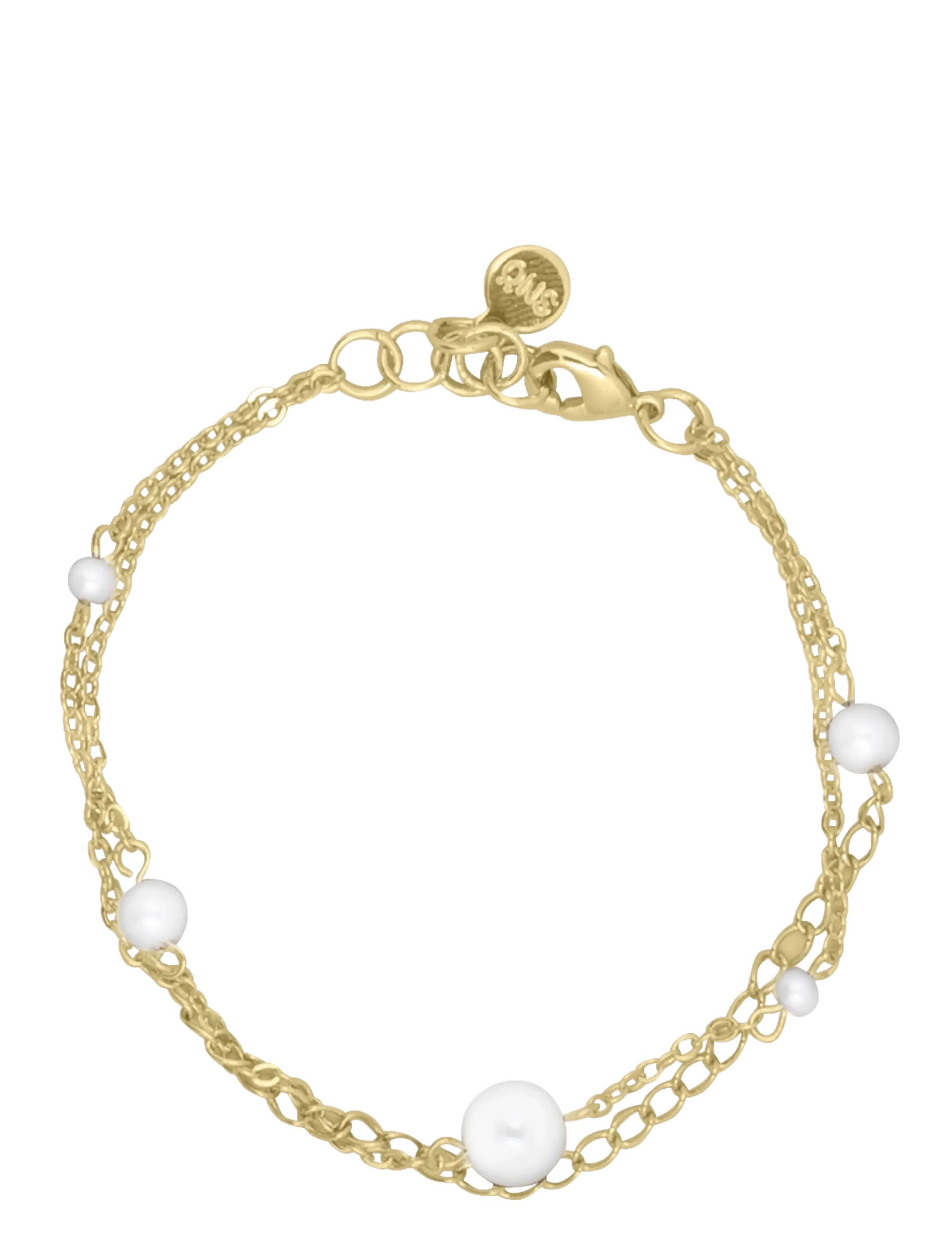 SNÖ of Sweden Gemme pearl mix brace g/white - Onesize - SNÖ of Sweden - G/WHITE / gold