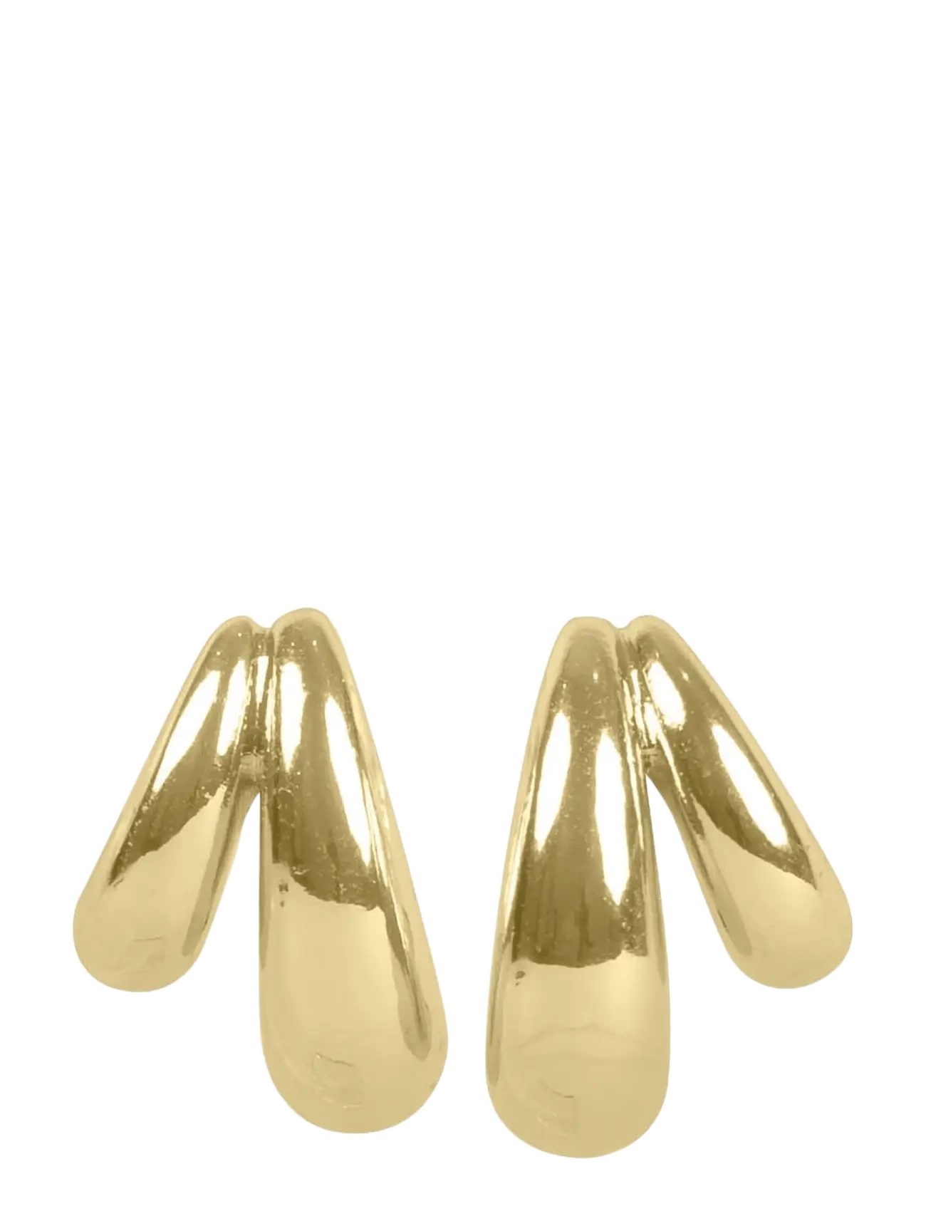 SNÖ of Sweden Double oval ear plain g - Onesize - SNÖ of Sweden - PLAIN G / gold