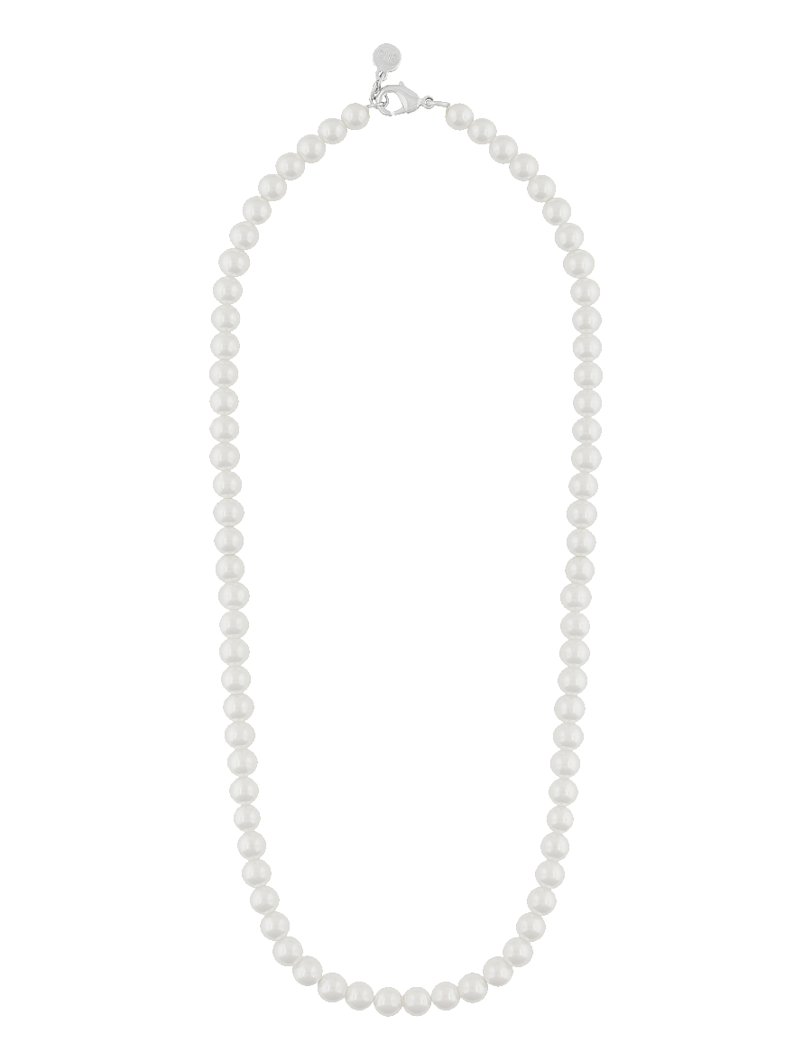 SNÖ of Sweden - Sophie small neck 42 s/white - 42 cm - perlenketten - s/white - 1