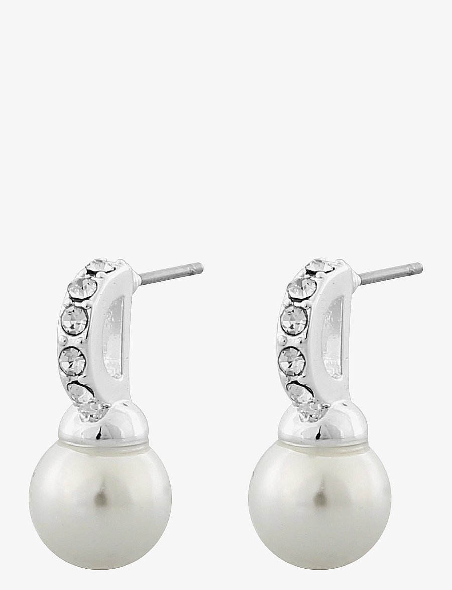 SNÖ of Sweden - Astrid ear s/white - Onesize - rippuvad kõrvarõngad - white - 1
