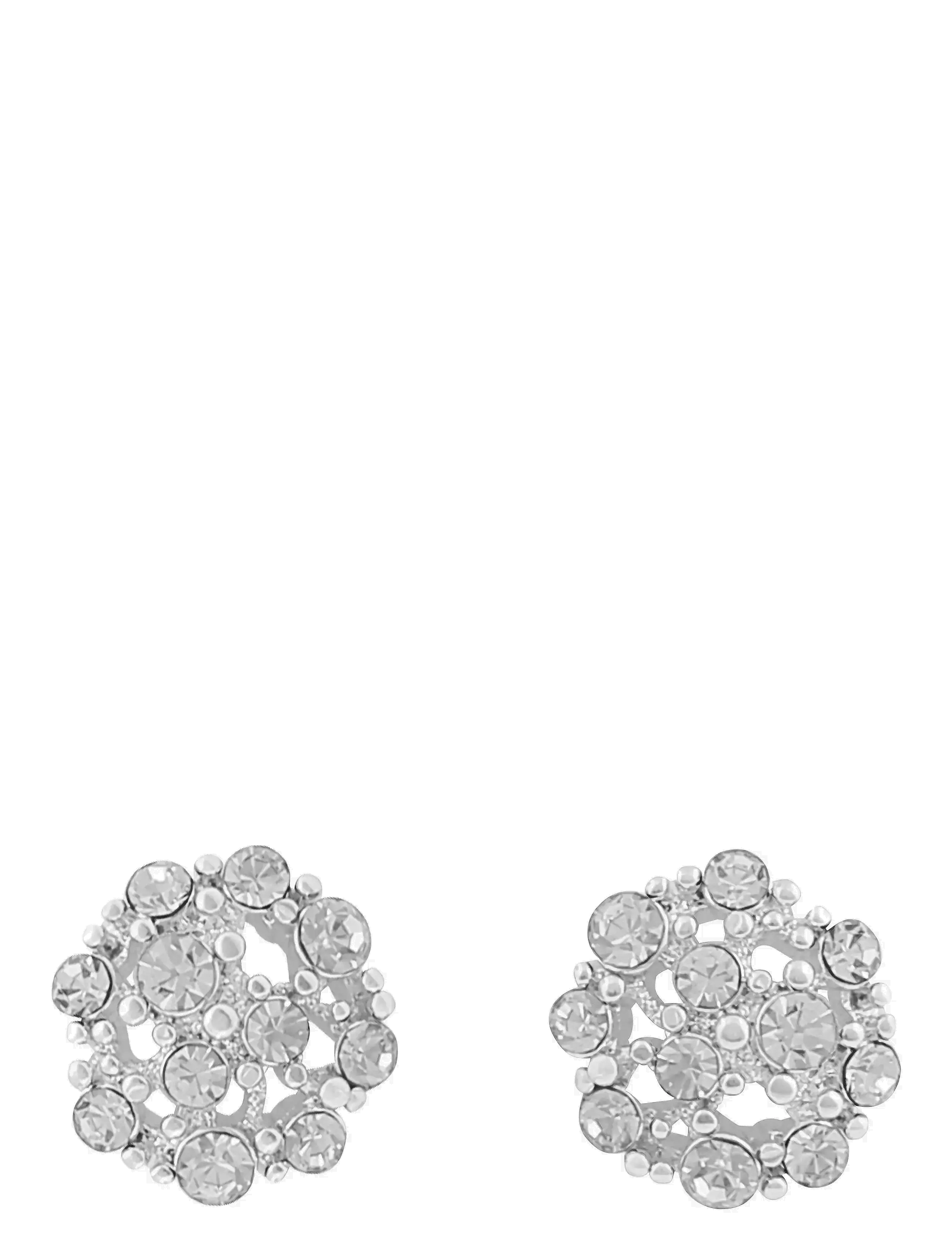 SNÖ of Sweden - Monroe small stone ear - silver/clear - 1