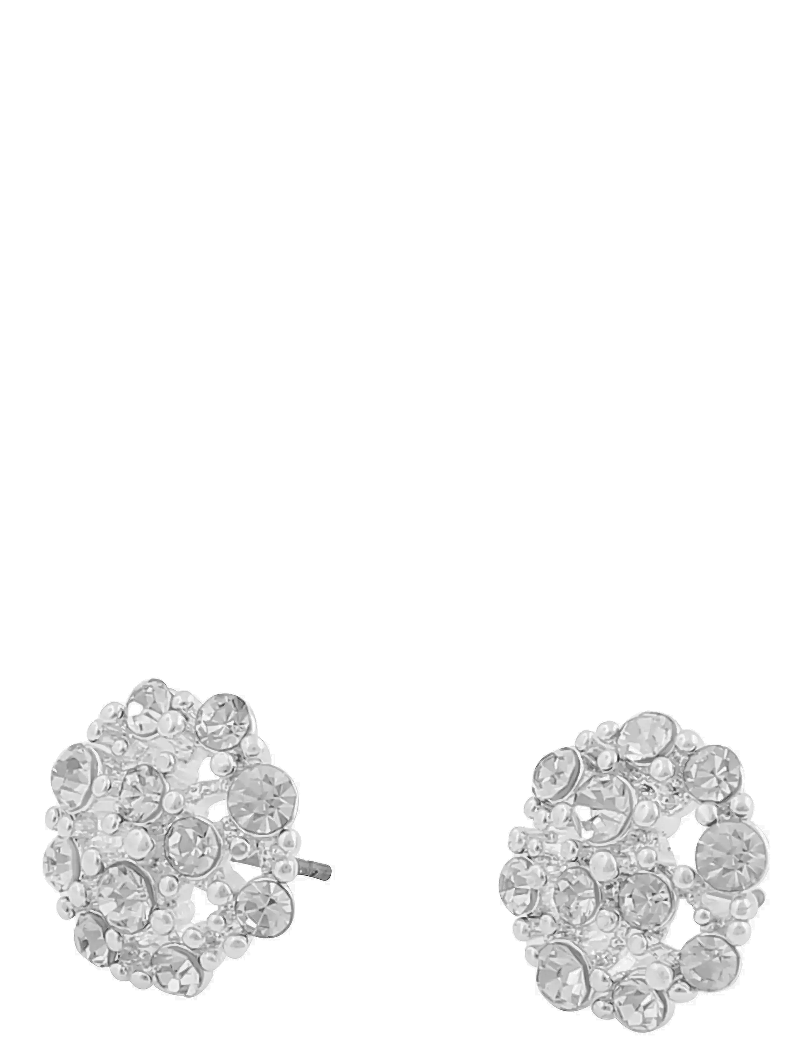 SNÖ of Sweden - Monroe small stone ear - silver/clear - 3