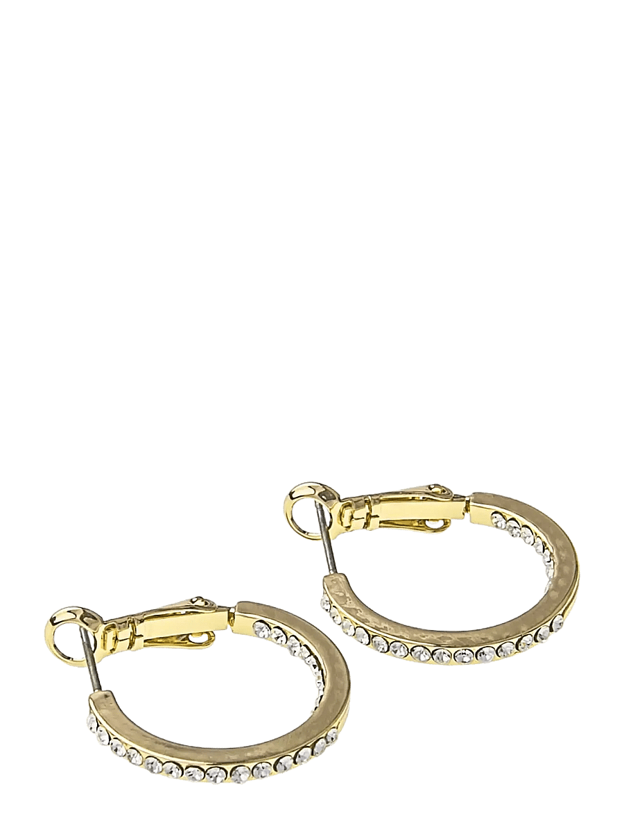 SNÖ of Sweden - Story small ring ear g/clear - Onesize - creoler & hoops - g/clear - 2