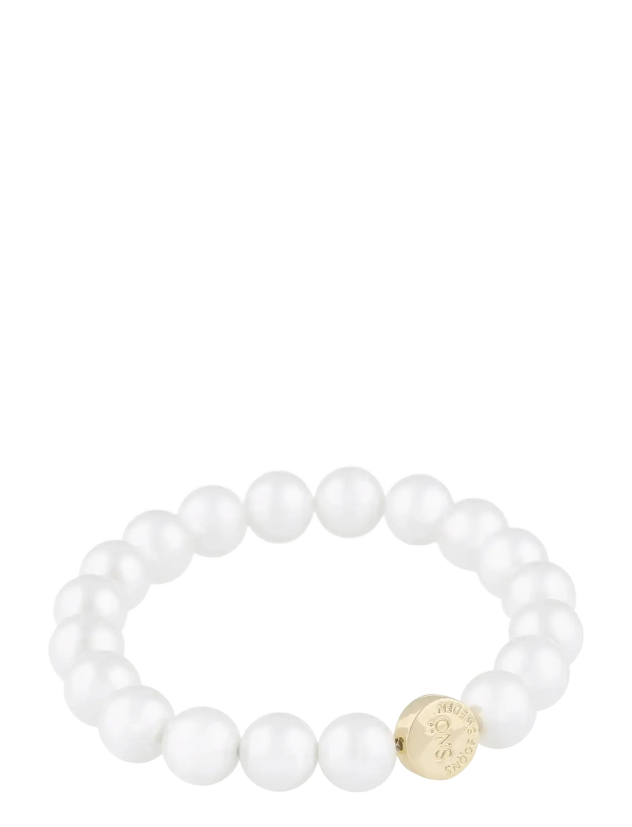 SNÖ of Sweden Laney elastic pearl brace g/white - S/M - Accessories - G/WHITE / white