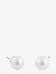 SNÖ of Sweden - Laney pearl ear white 10mm - pearl earrings - s/white - 0