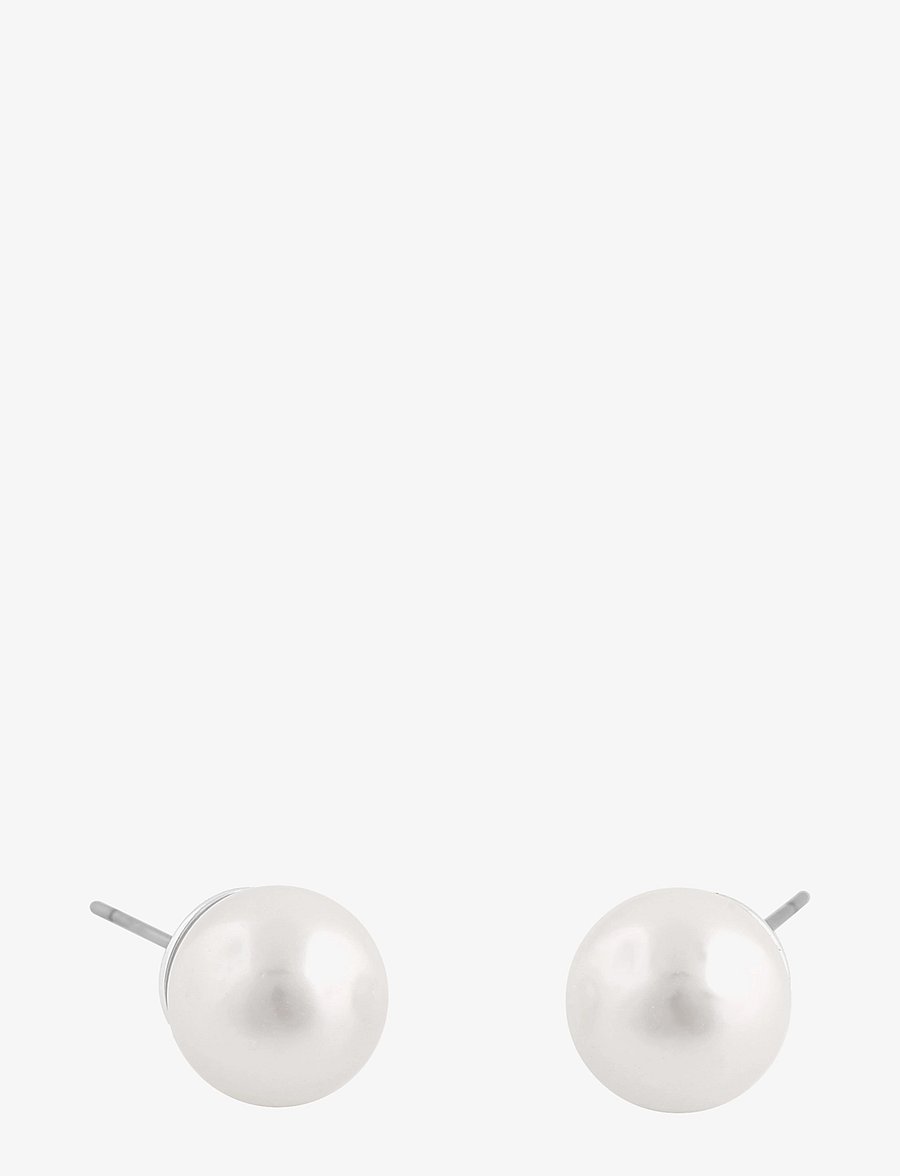 SNÖ of Sweden - Laney pearl ear 8mm s/white - Onesize - perlenohrringe - white - 1