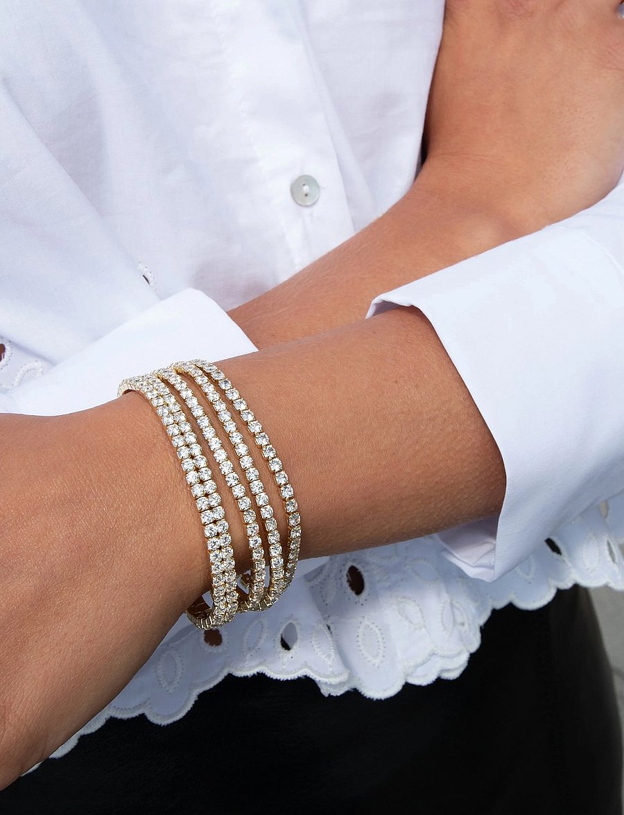 SNÖ of Sweden - Siri stone brace g/clear - Onesize - kettingarmbanden - g/clear - 0