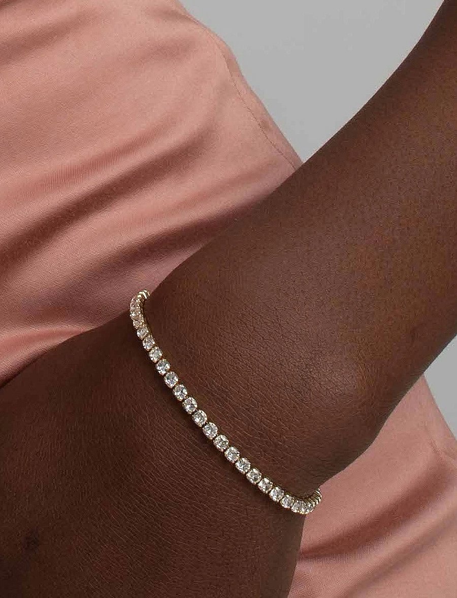 SNÖ of Sweden - Siri stone brace g/clear - Onesize - kettingarmbanden - g/clear - 5
