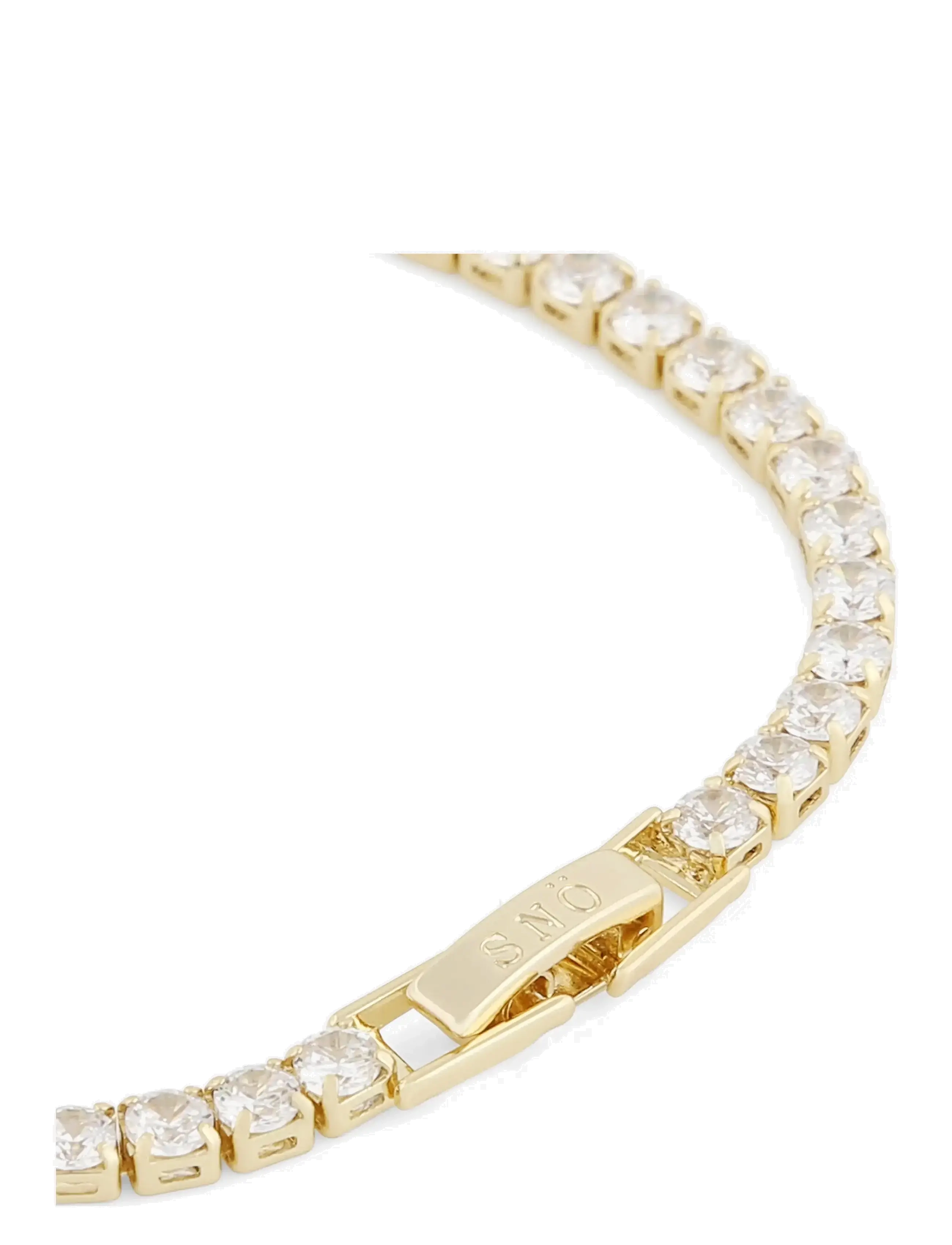 SNÖ of Sweden - Siri stone bracelet - keðjuarmbönd - g/clear - 4