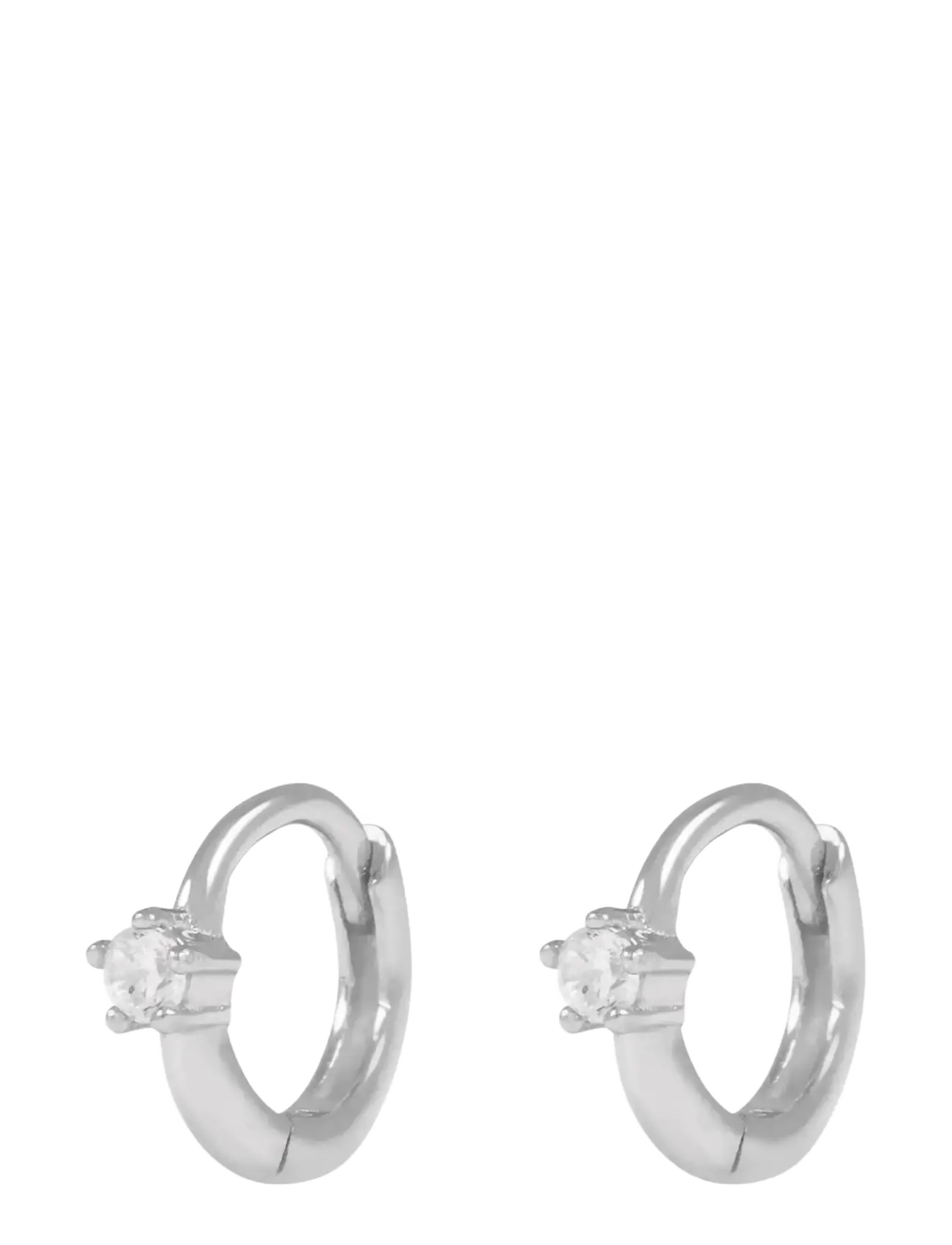 SNÖ of Sweden Siri mini ring ear  s/clear - Onesize - Accessoires - S/CLEAR / silver