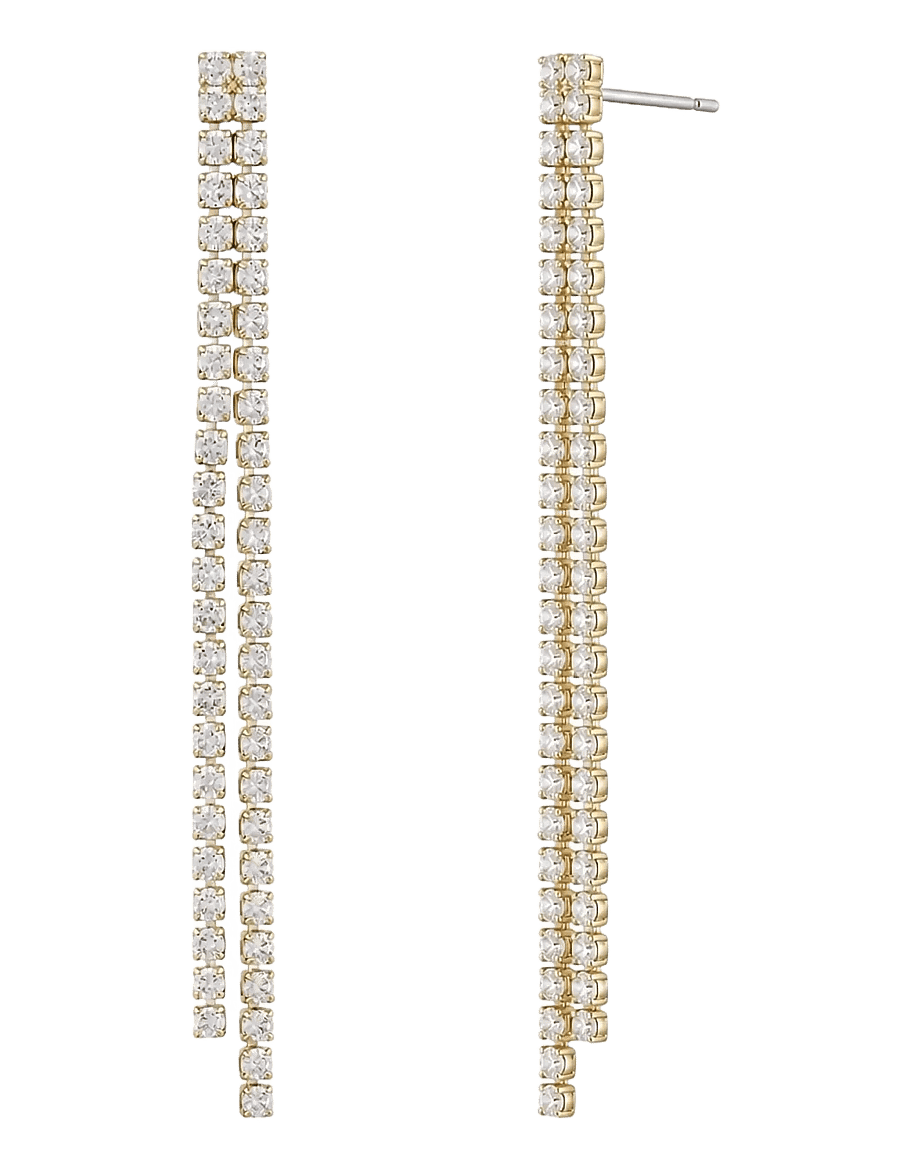 SNÖ of Sweden - Siri stone tassle ear g/clear - Onesize - g/clear - 1