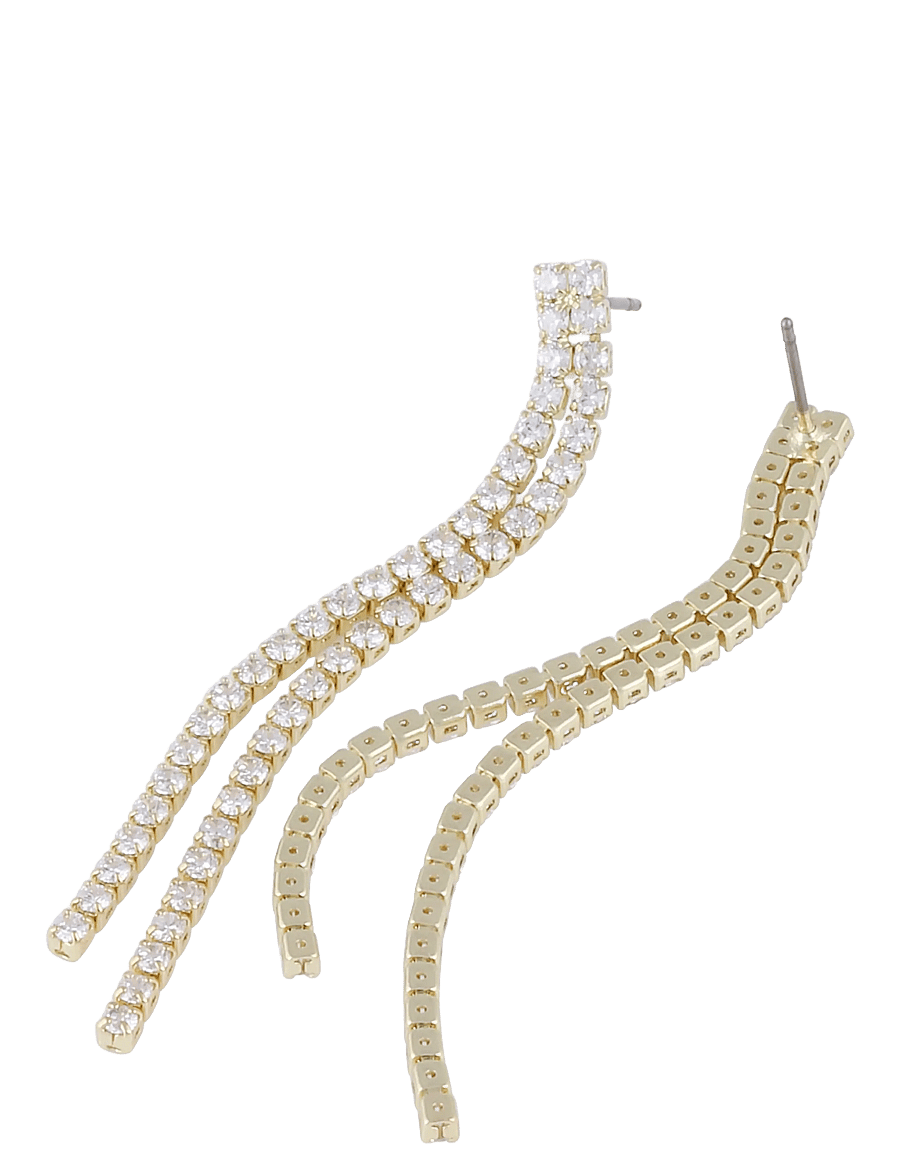 SNÖ of Sweden - Siri stone tassle ear g/clear - Onesize - g/clear - 2