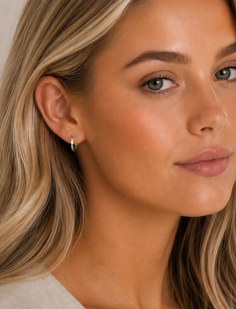 SNÖ of Sweden - Moe ring ear 15mm plain s - Onesize - plain s - 0