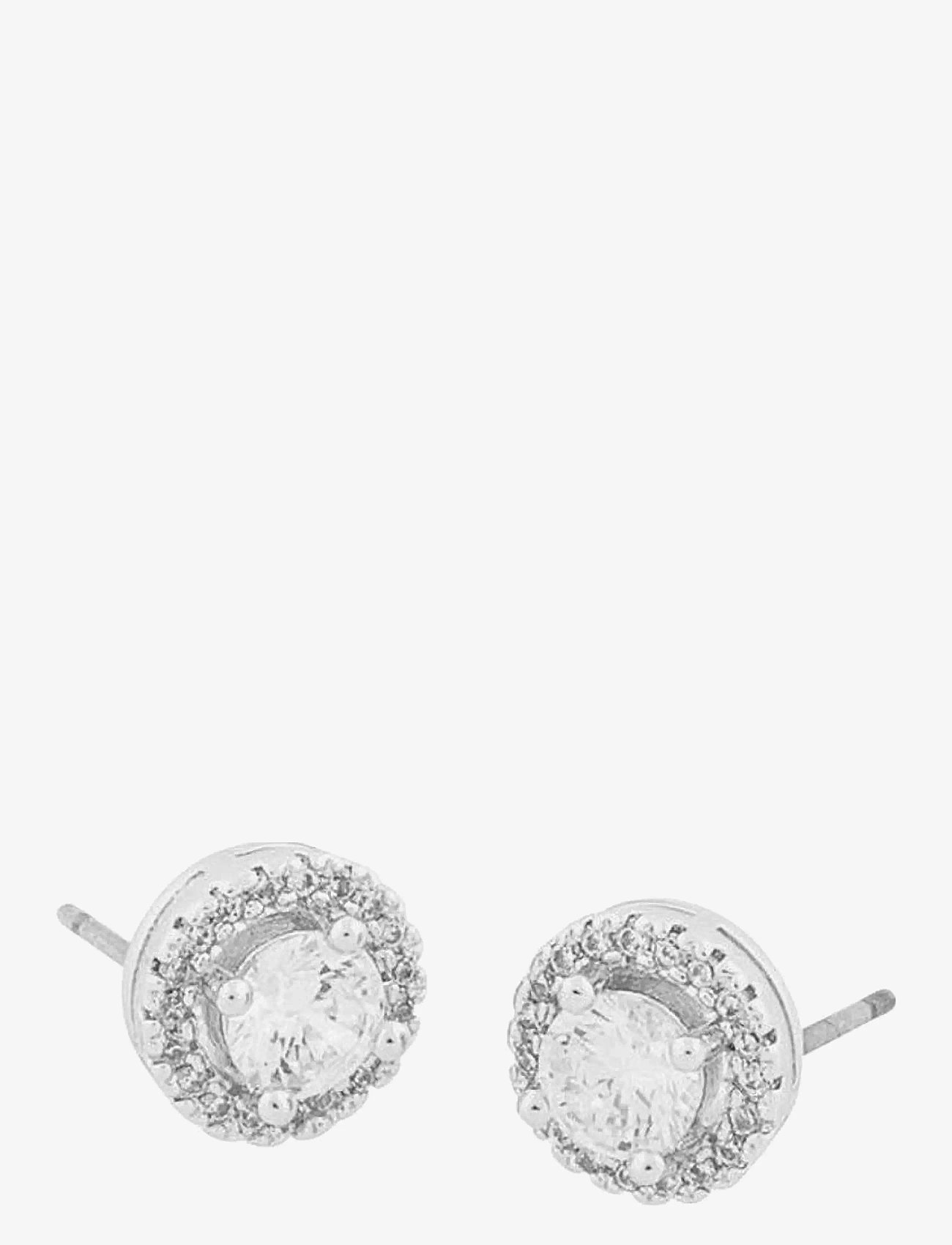 SNÖ of Sweden - Lou round stone ear - s/clear - 1