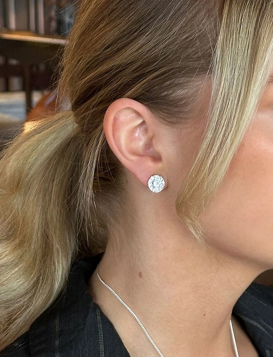 SNÖ of Sweden - Lex stone ear s/clear - stud earrings - s/clear - 0