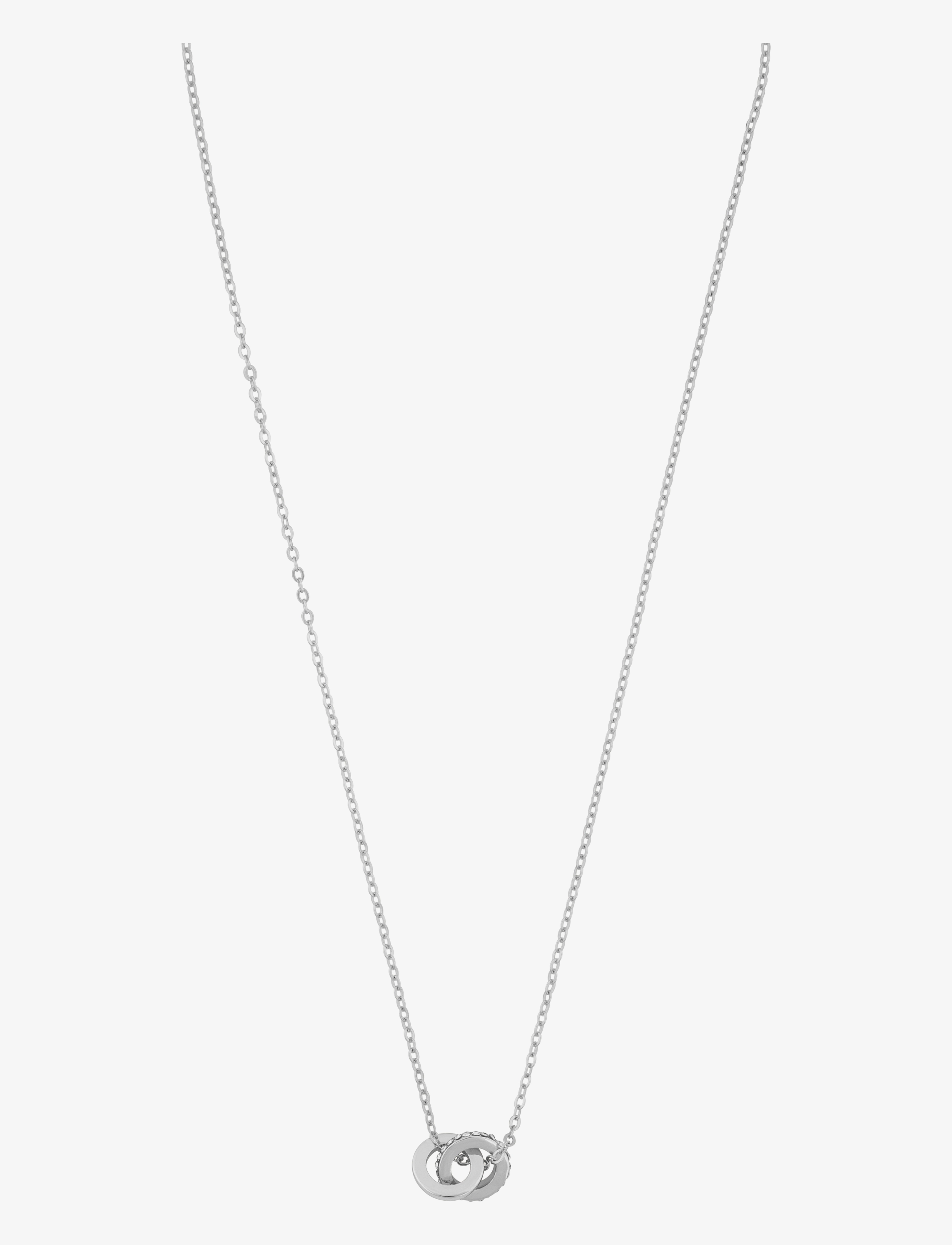 SNÖ of Sweden Connected Pendant Neck 42 - Halsketten - S/CLEAR / silver