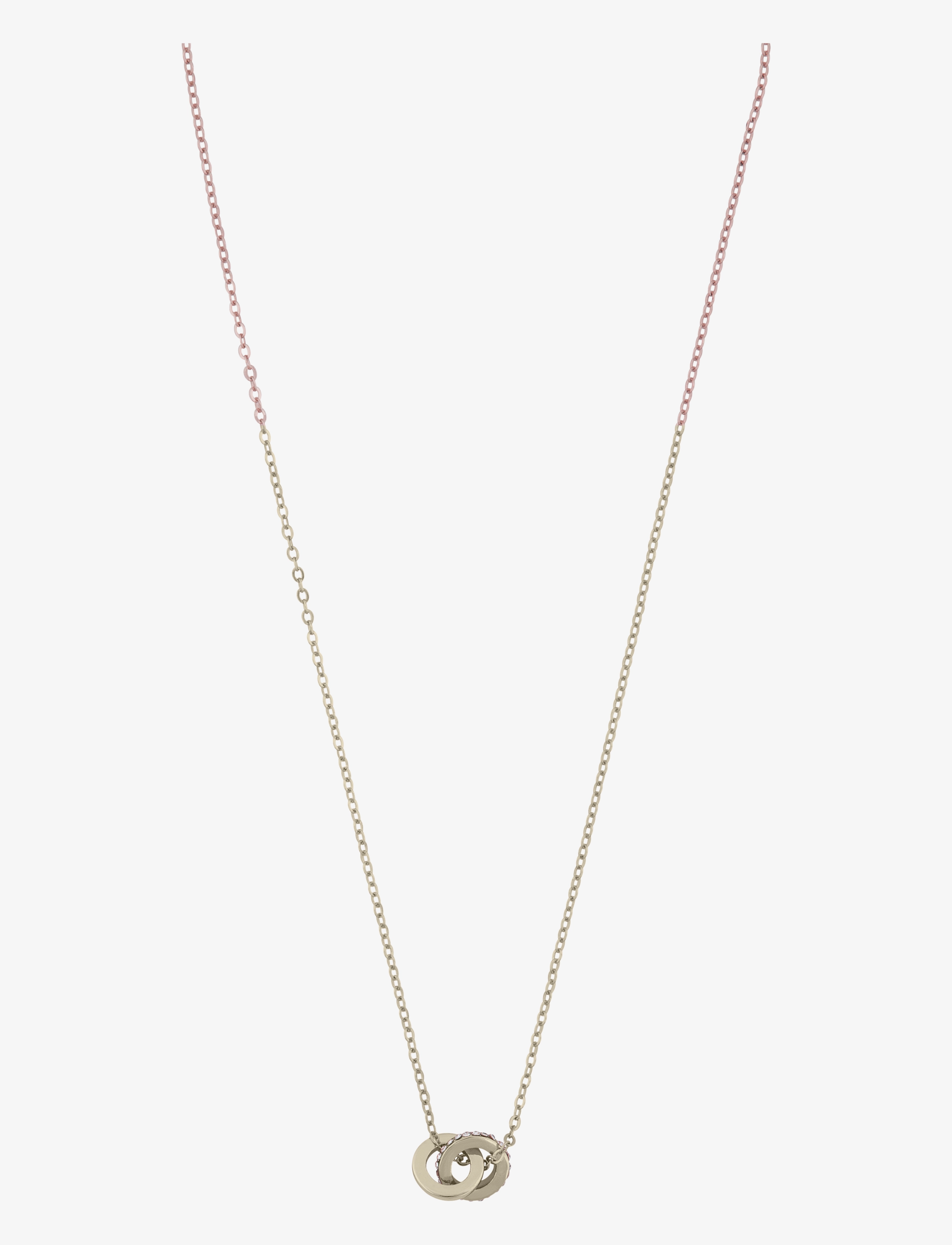 SNÖ of Sweden Connected Pendant Neck 42 - Halsketten - G/CLEAR / gold