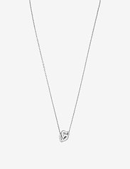 Connected pendant neck heart 42 s/clear - S/CLEAR
