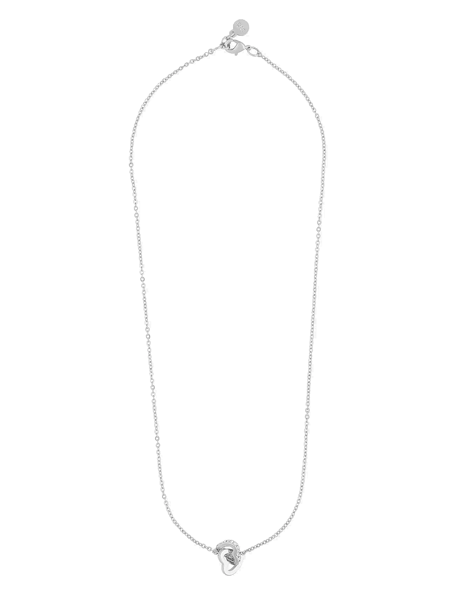 SNÖ of Sweden - Connected pendant neck heart 42 s/clear - dainty necklaces - s/clear - 1