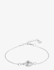 SNÖ of Sweden - Connected chain brace heart s/clear - chain bracelets - s/clear - 0