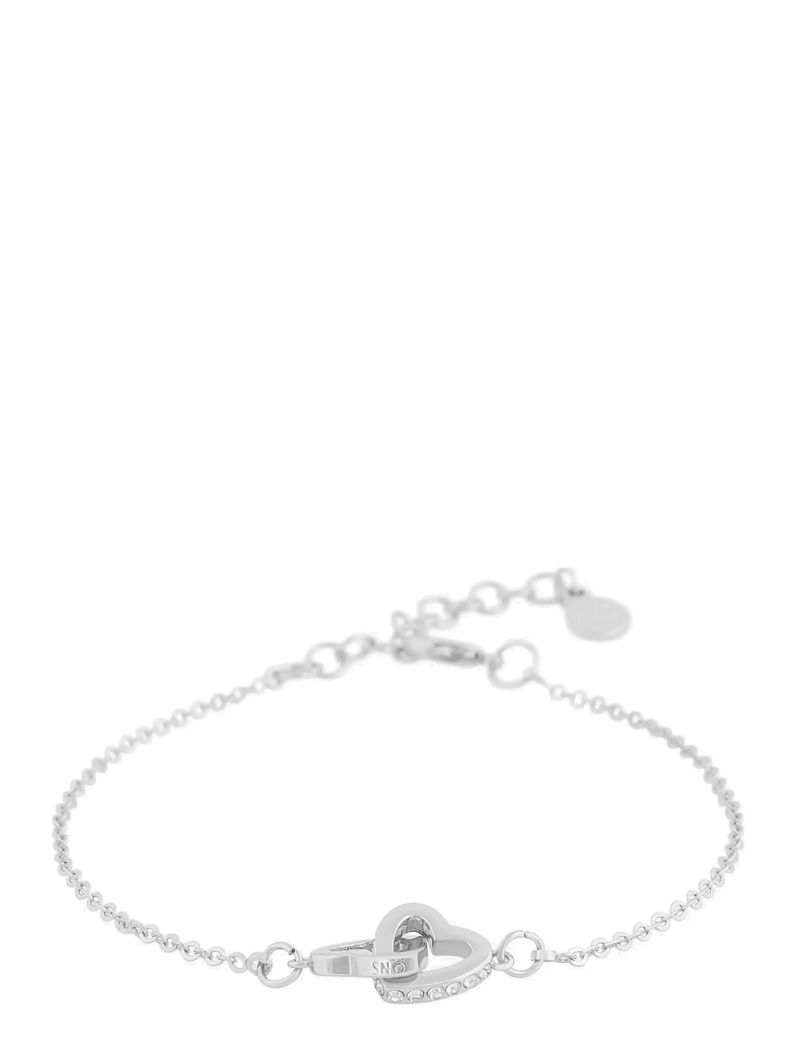 SNÖ of Sweden Connected chain brace heart s/clear - Asusteet - S/CLEAR / silver