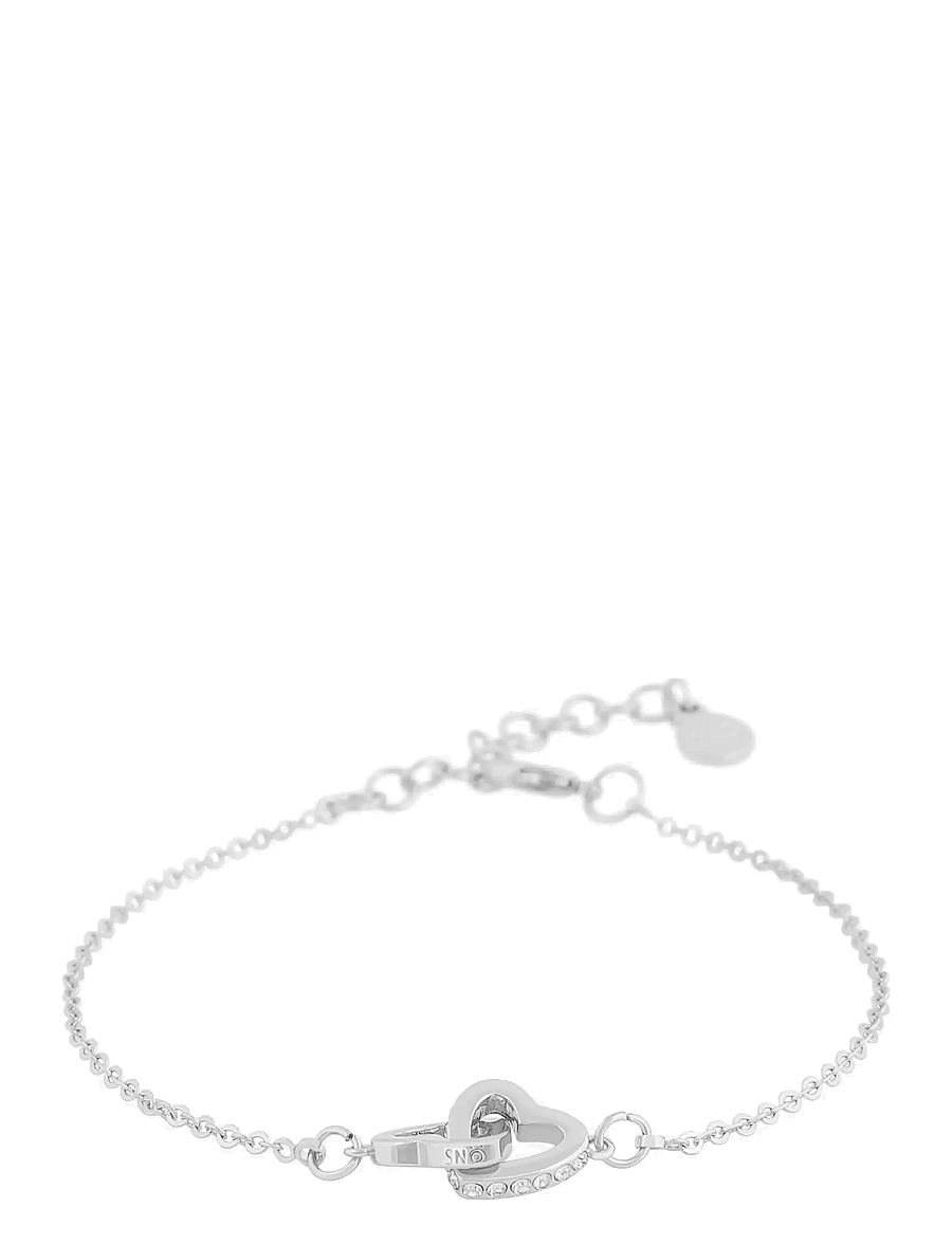 SNÖ of Sweden - Connected chain brace heart s/clear - bracelets chaîne - s/clear - 1