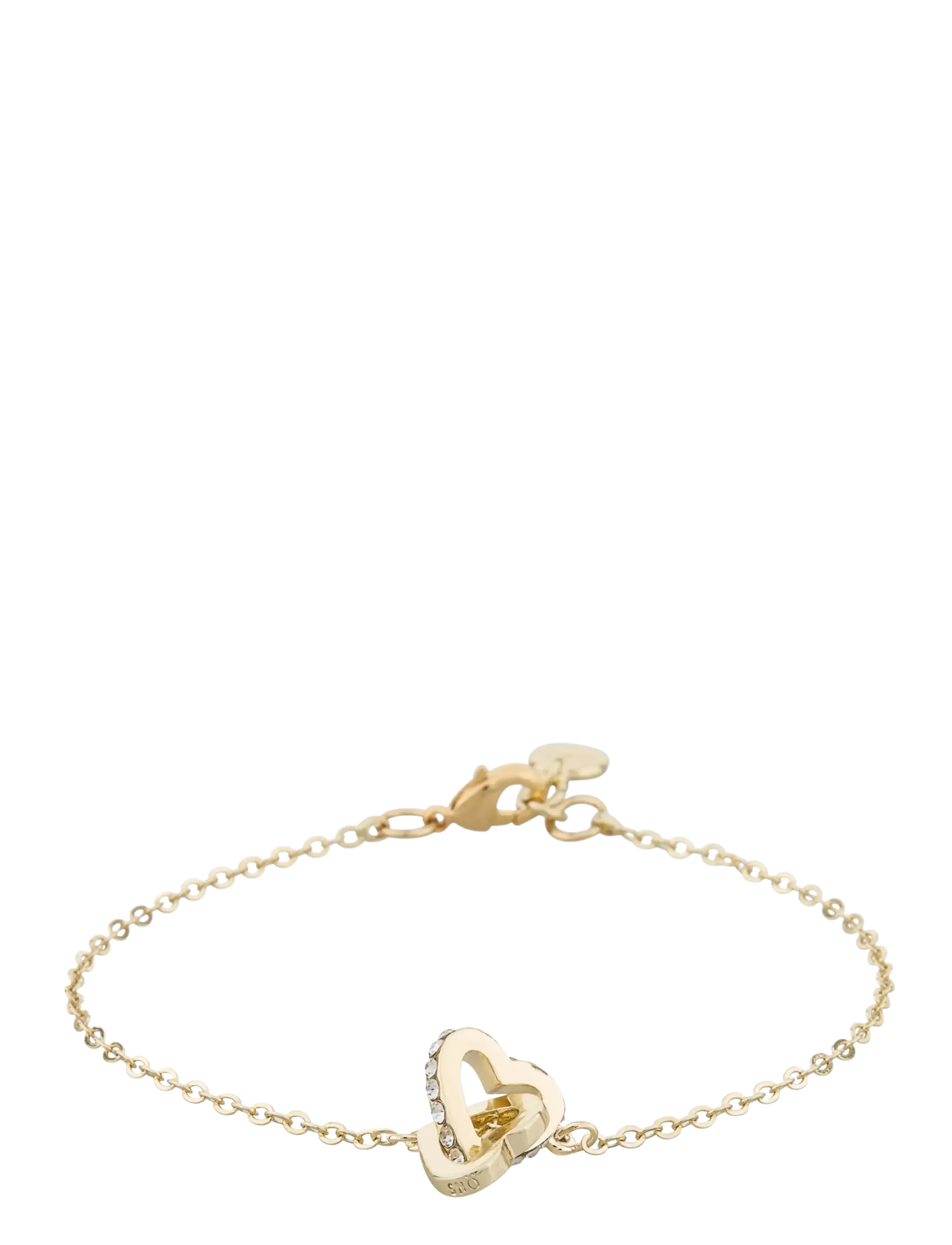 SNÖ of Sweden Connected chain brace heart g/clear - Onesize - Accessoires - G/CLEAR / gold