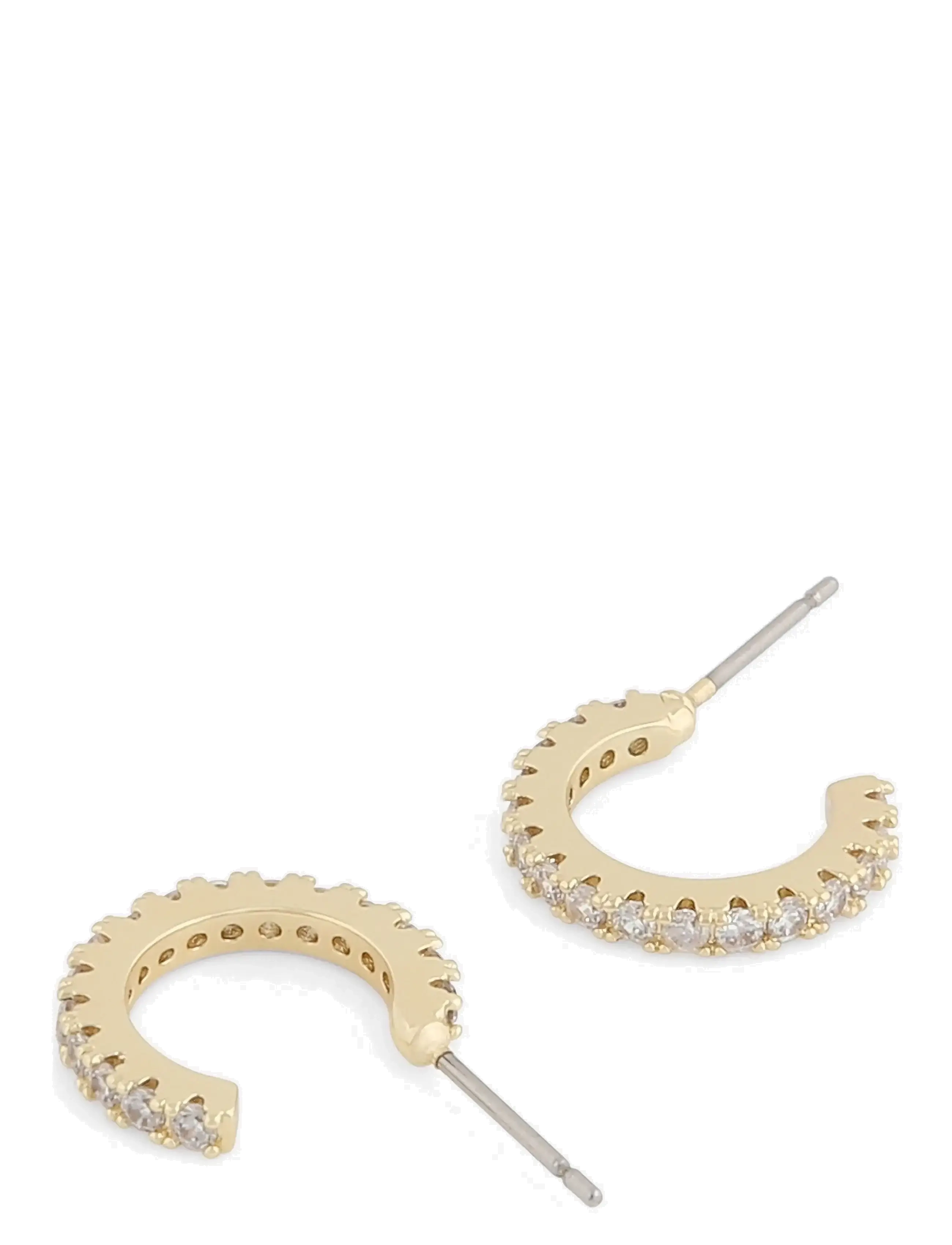 SNÖ of Sweden - Clarissa small oval ear g/clear - g/clear - 3