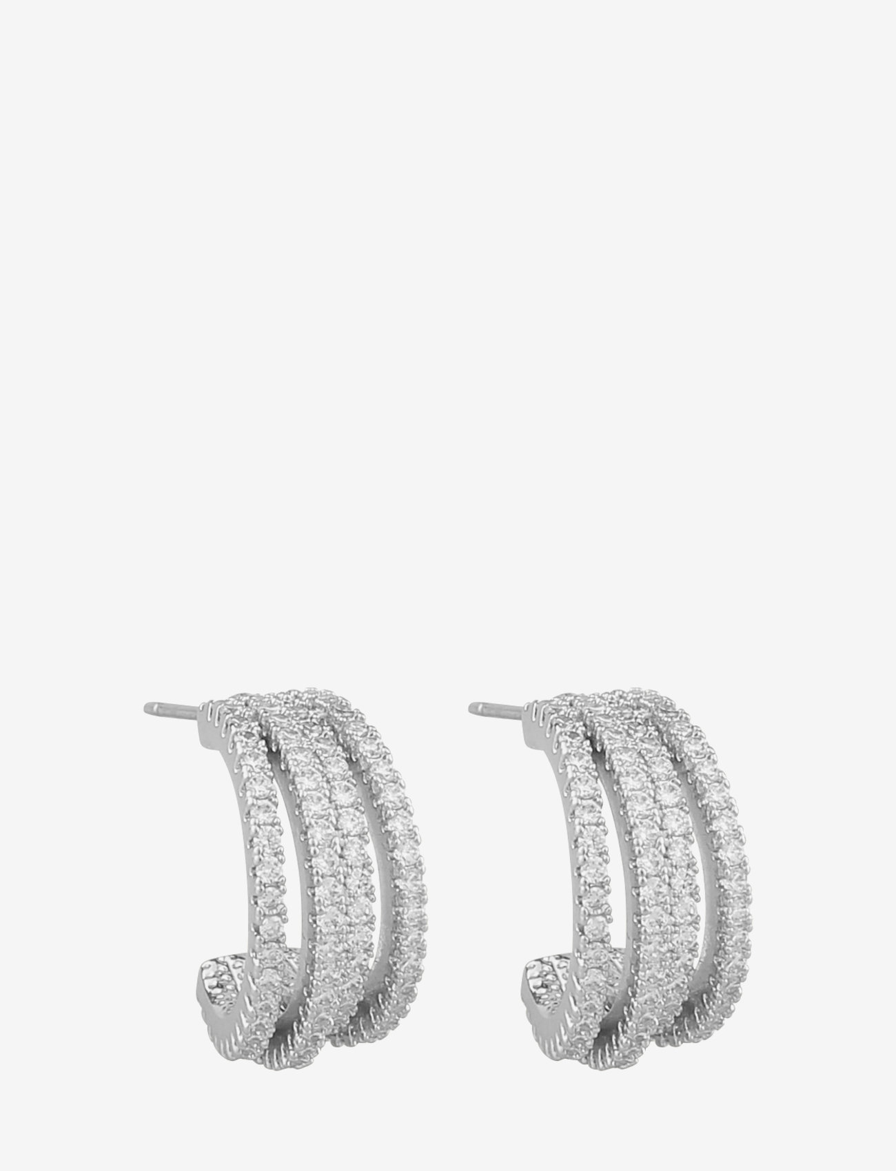 SNÖ of Sweden - Clarissa small wide oval ear - s/clear - 0