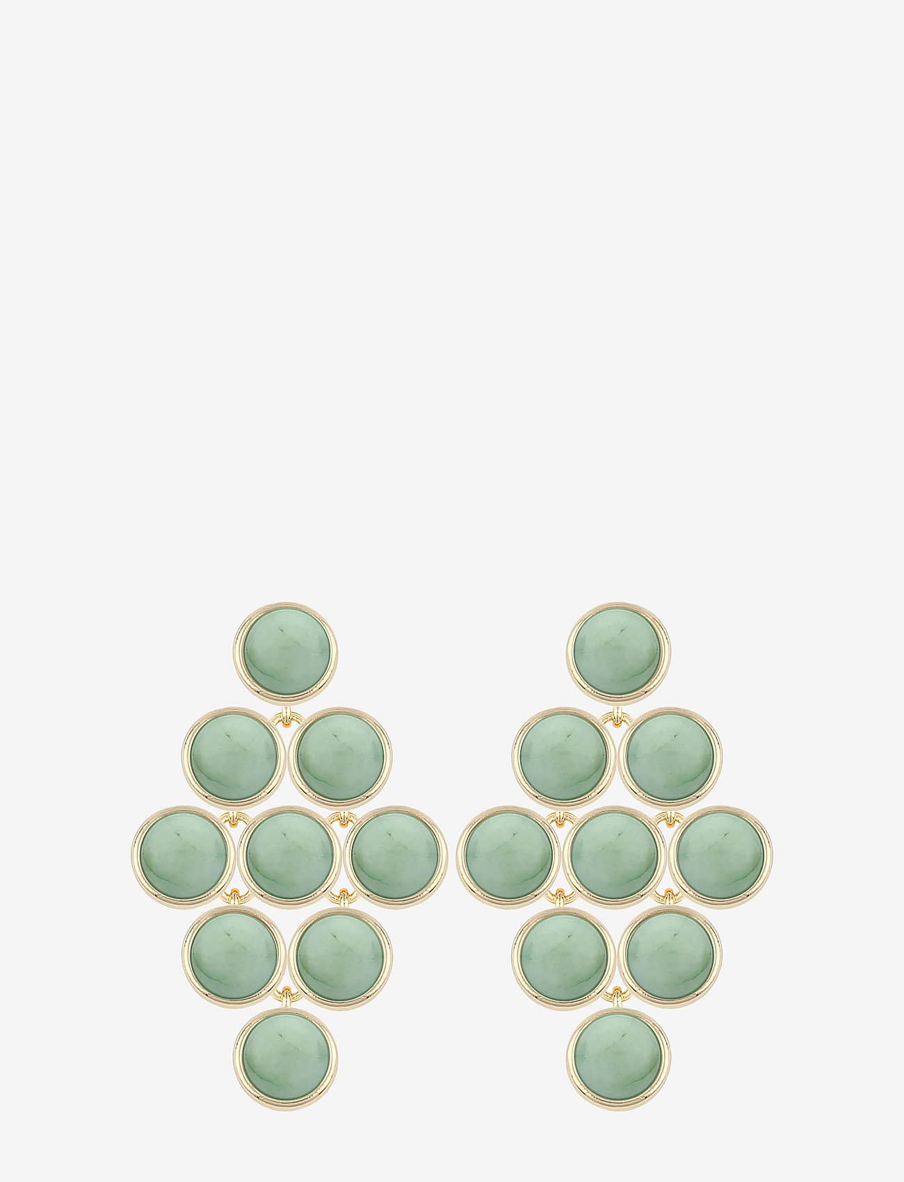 SNÖ of Sweden - Agatha small stone pendant ear - g/green - 0