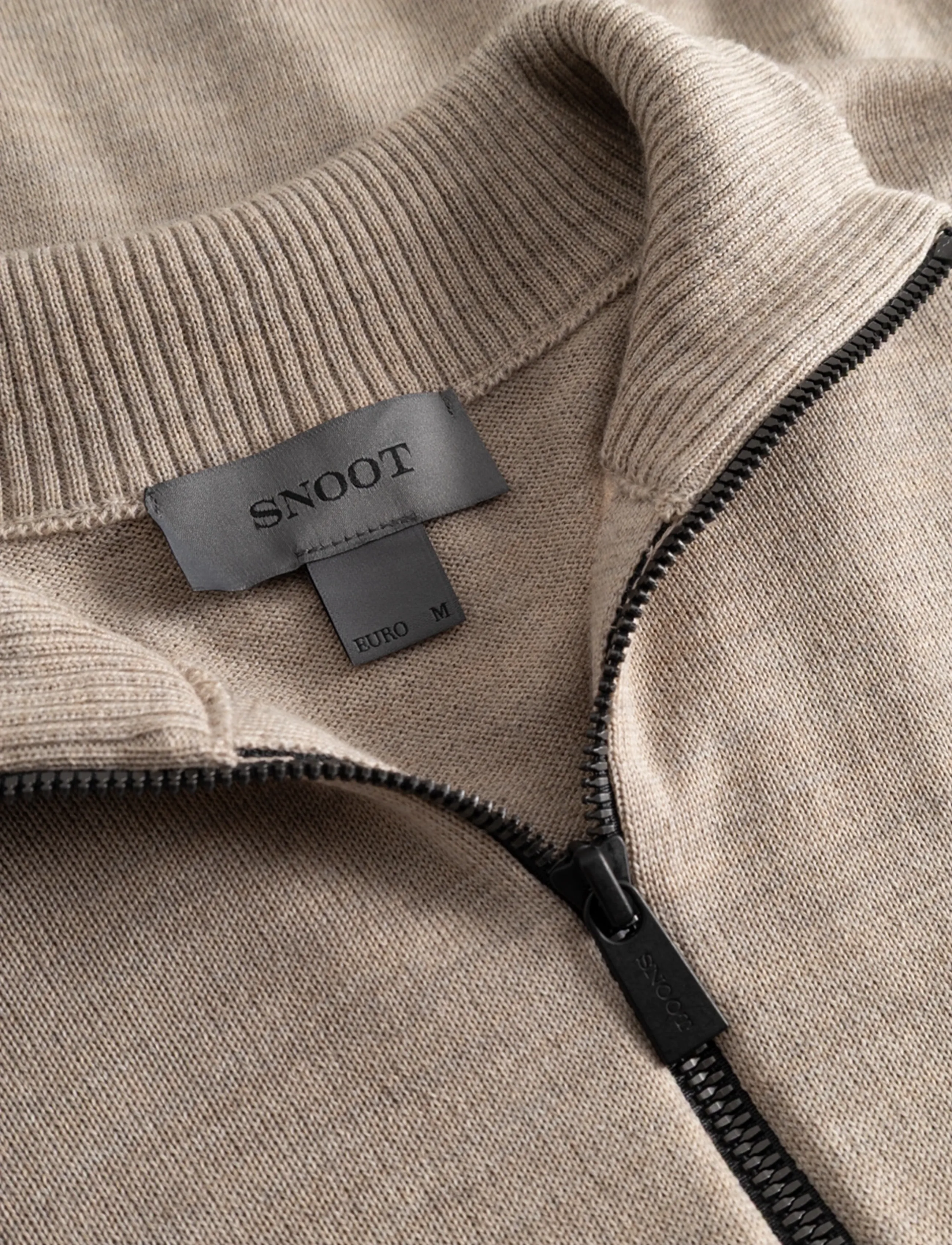 SNOOT - LUCCA 1/2 ZIP M - mehed - bambu - 3