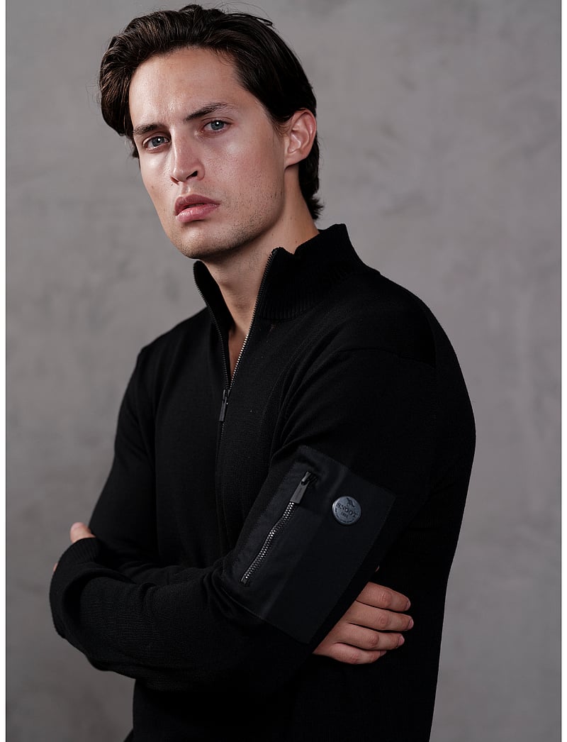 SNOOT - LUCCA 1/2 ZIP M - pullover mit halbem reißverschluss - black - 3