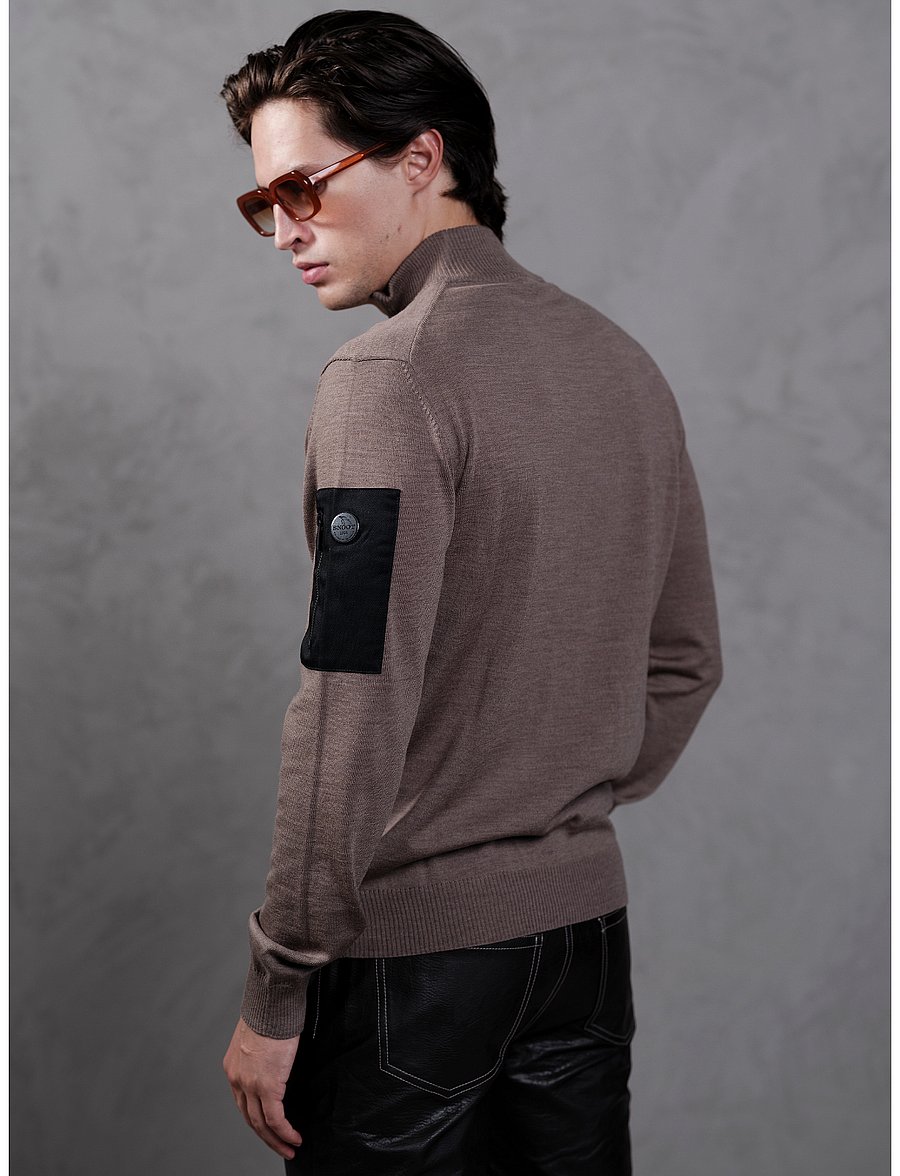 SNOOT - LUCCA 1/2 ZIP M - half zip-tröjor - morel - 3