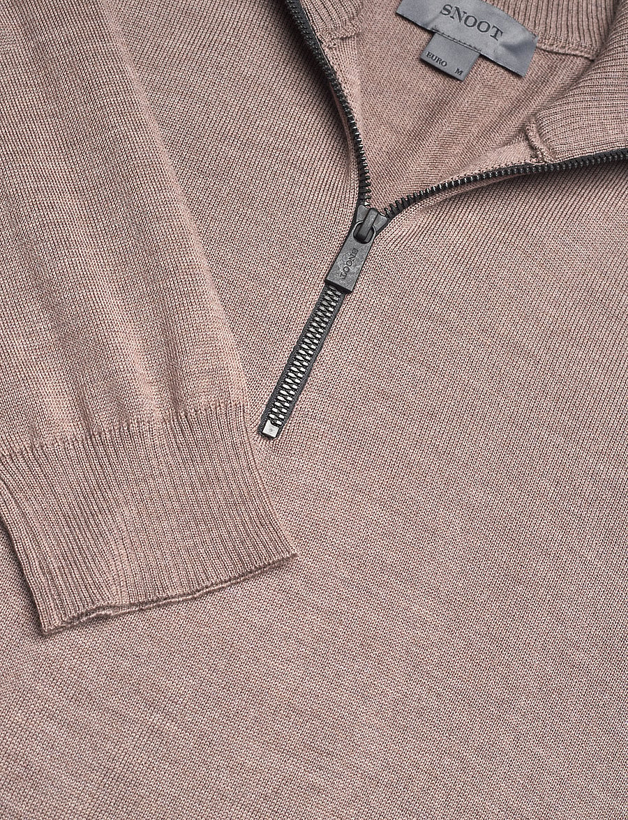 SNOOT - LUCCA 1/2 ZIP M - half zip-tröjor - morel - 4