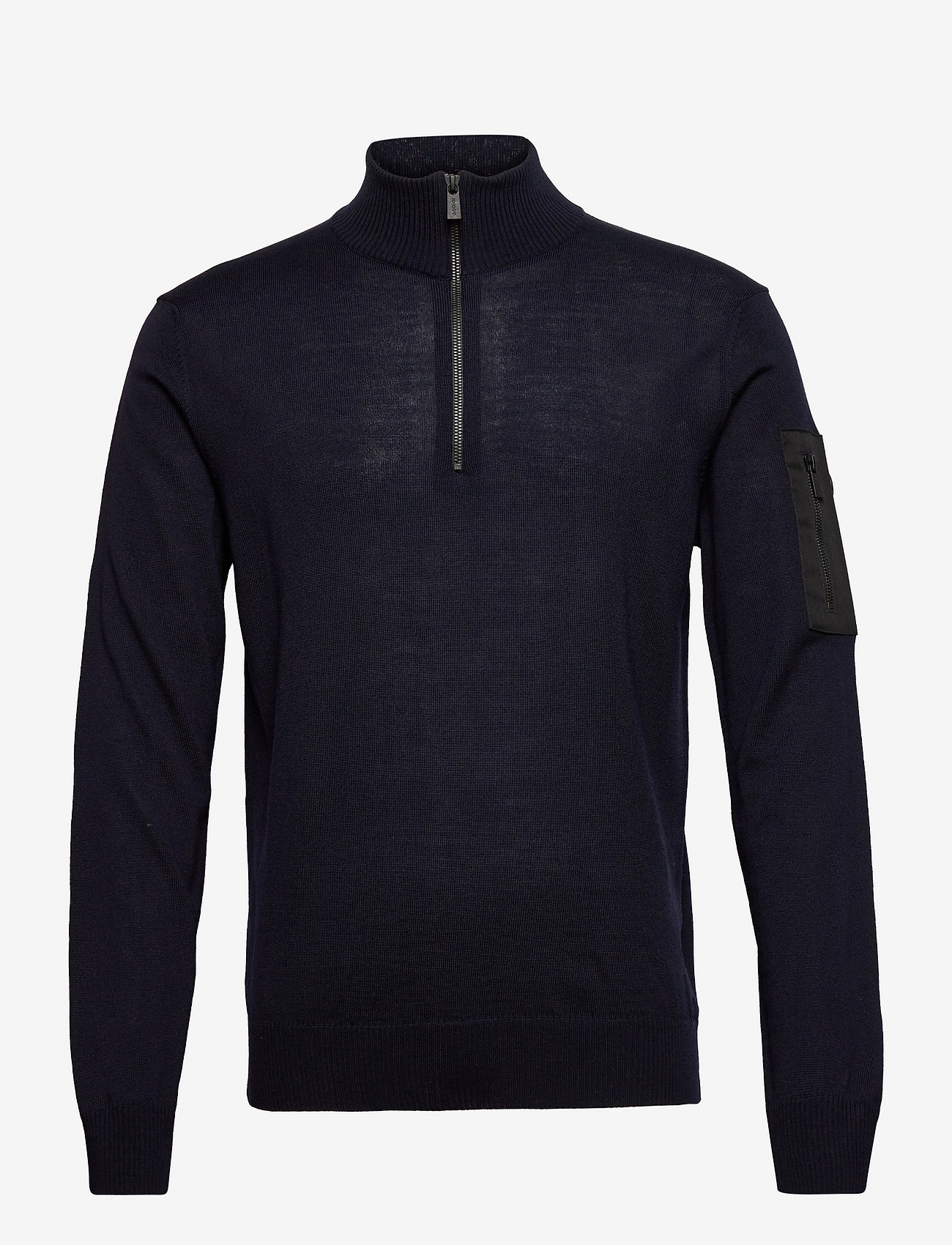 SNOOT LUCCA 1/2 ZIP M - Strickmode - NAVY / black