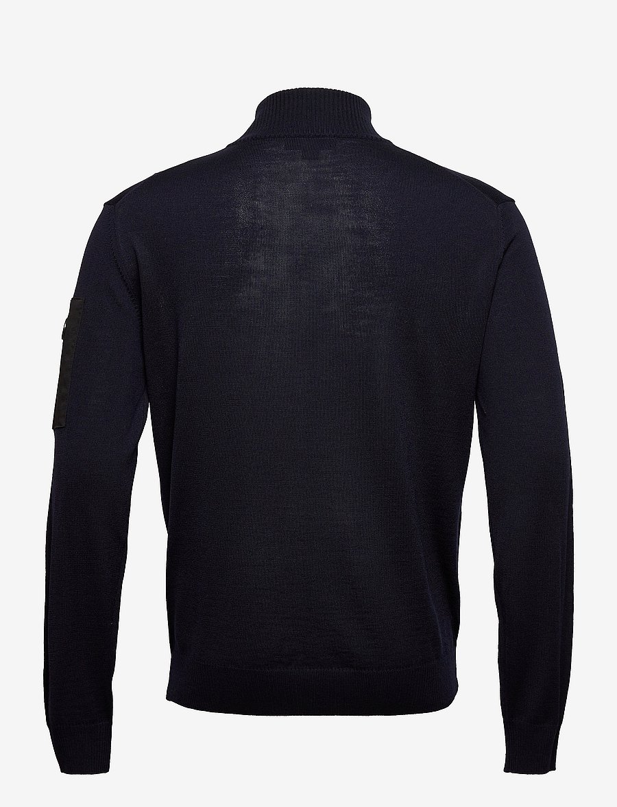SNOOT - LUCCA 1/2 ZIP M - halfzip strik - navy - 1