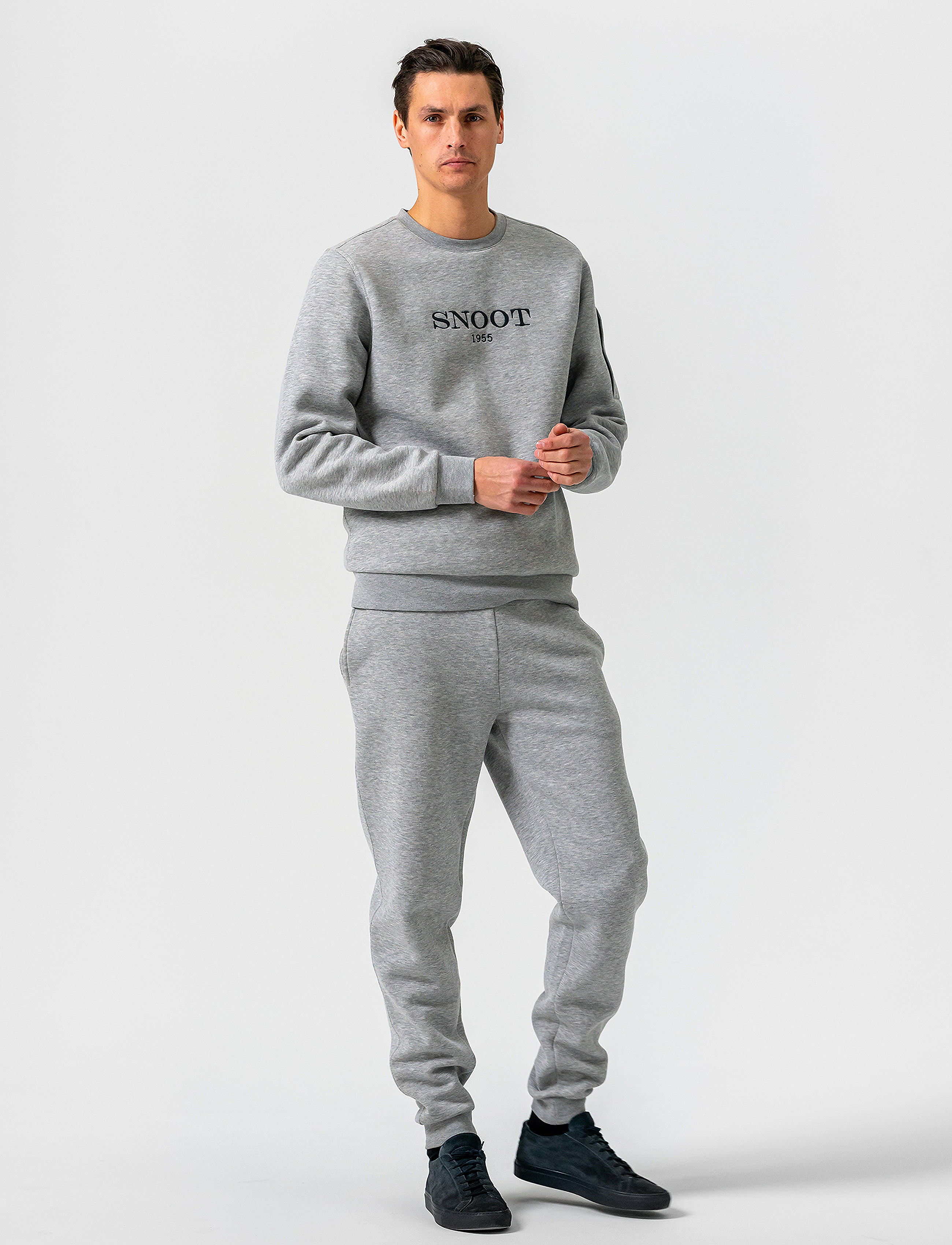 SNOOT - GENOA PNT M - grey melange - 3