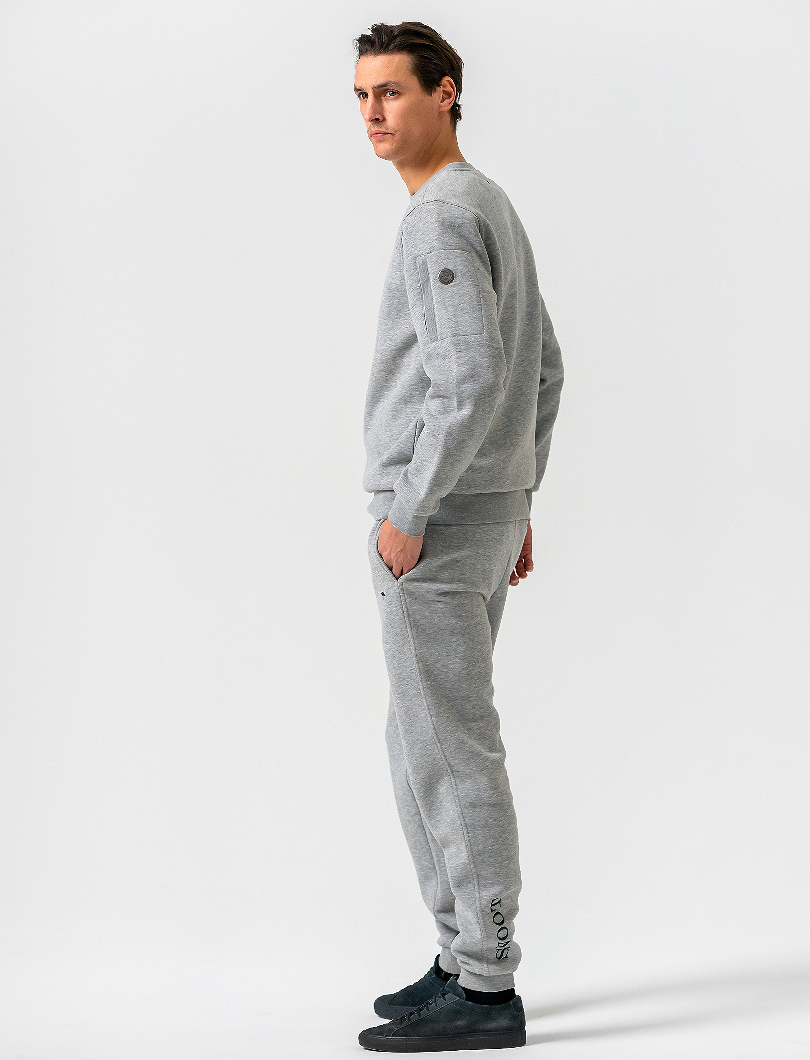 SNOOT - GENOA PNT M - grey melange - 4