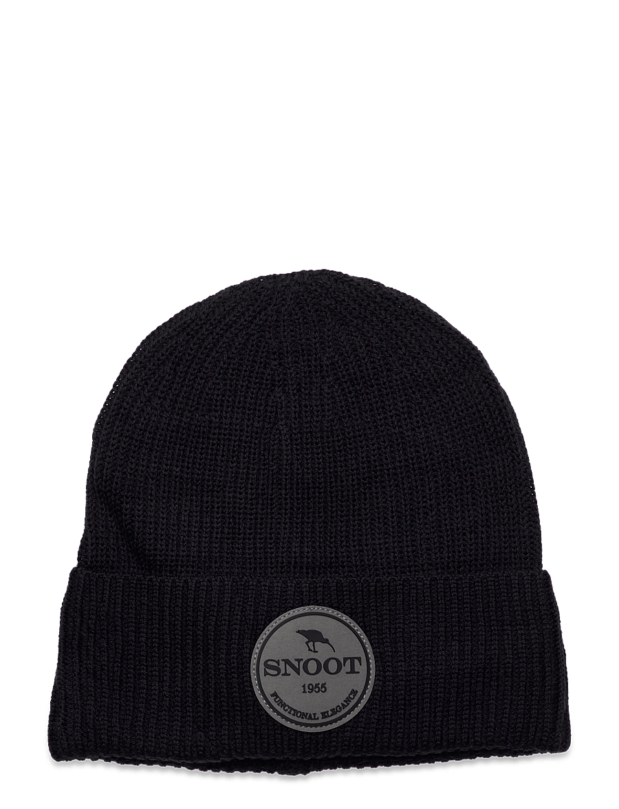 SNOOT - MERINO WOOL BEANIE M - vardagsstil - black - 0