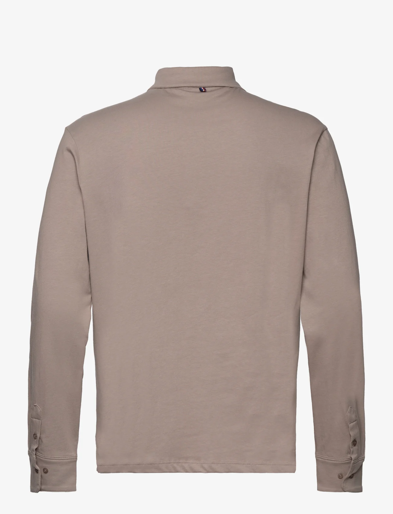 SNOOT - FIERE LS SHIRT M - long-sleeved polos - mole - 1