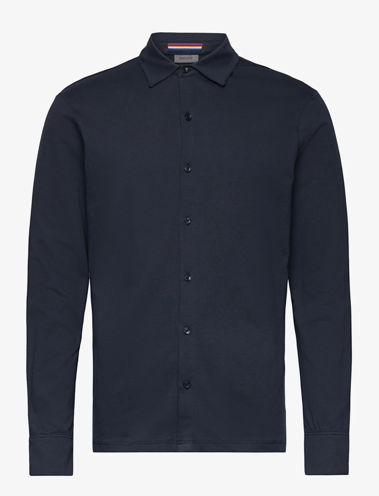 SNOOT - FIERE LS SHIRT M - long-sleeved polos - navy - 0