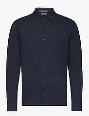 SNOOT - FIERE LS SHIRT M - long-sleeved polos - navy - 0